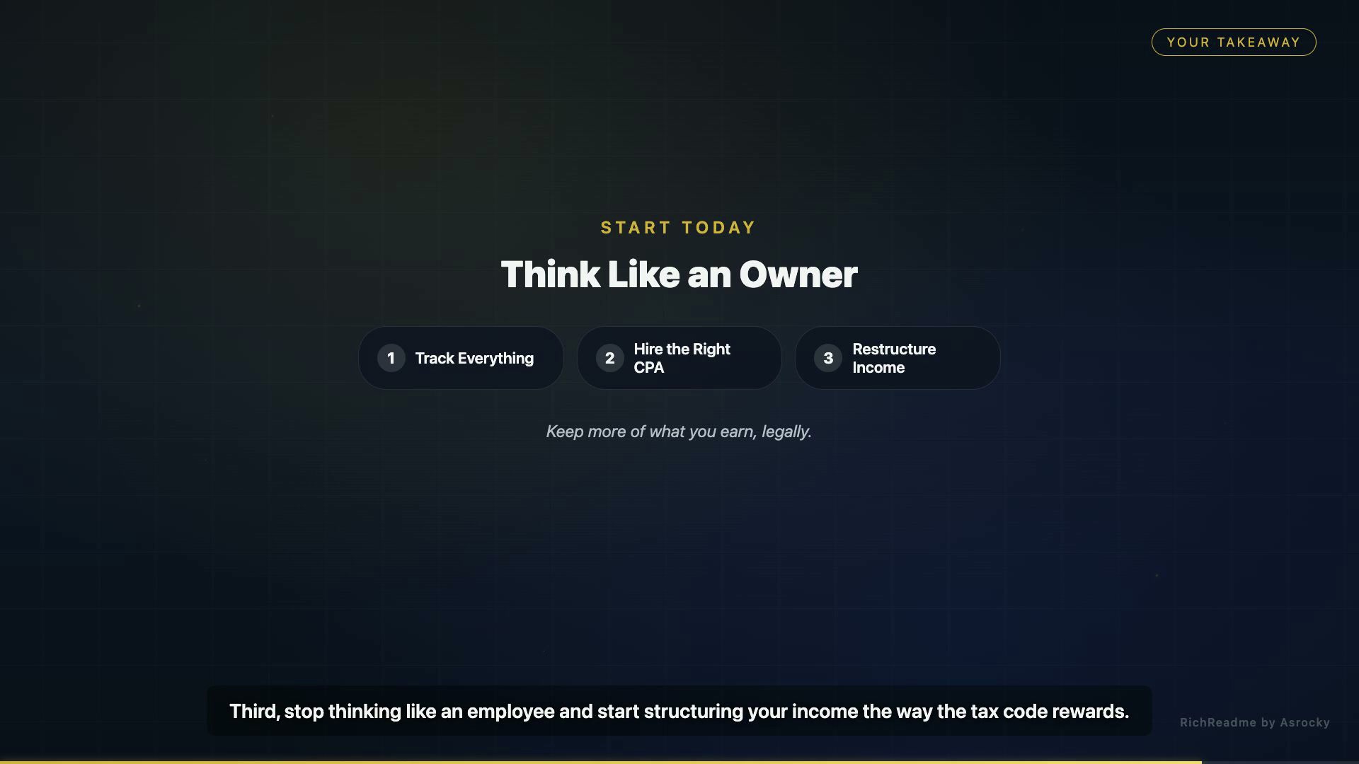 Think Like an Owner