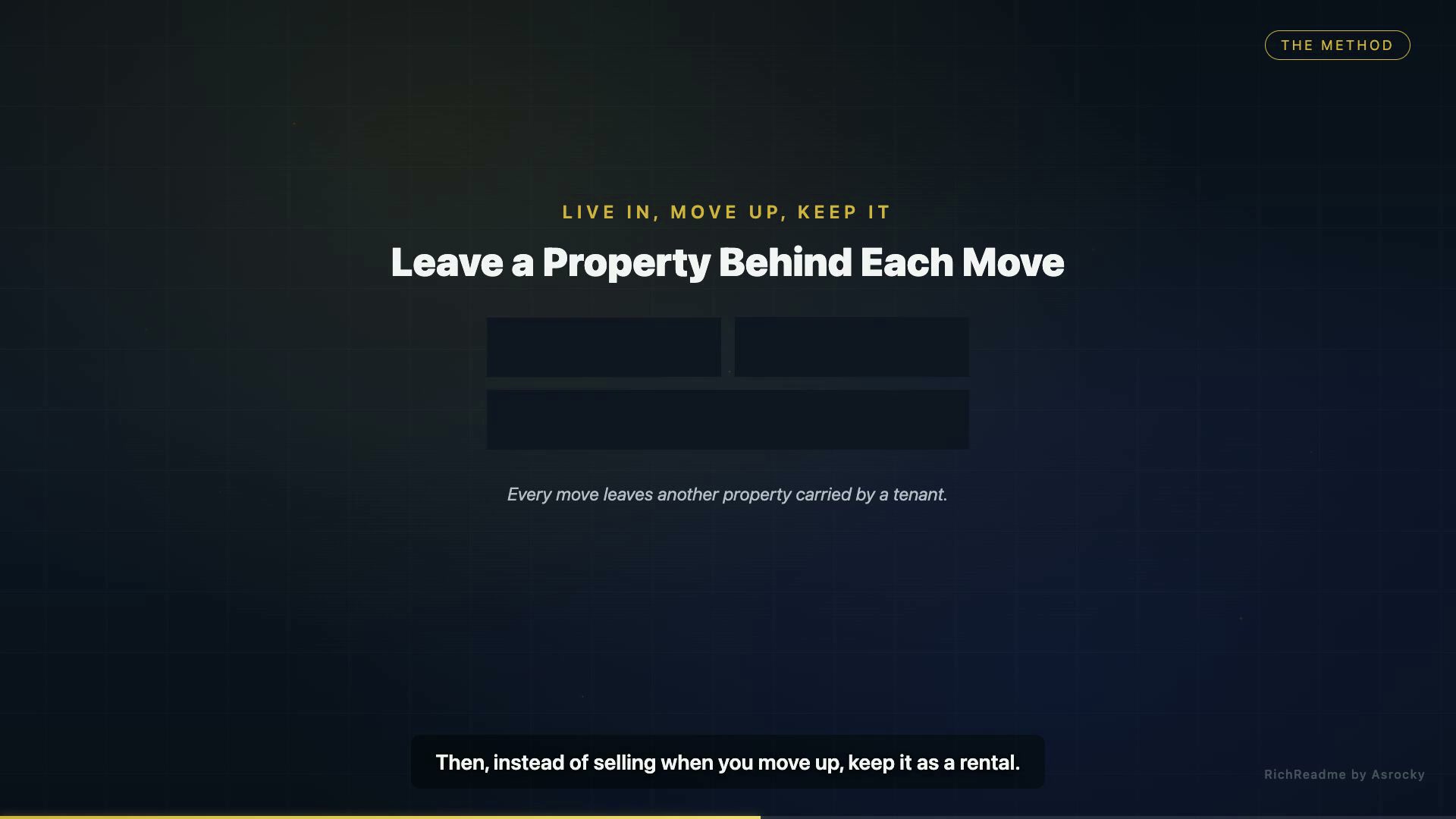 Leave a Property Behind Each Move