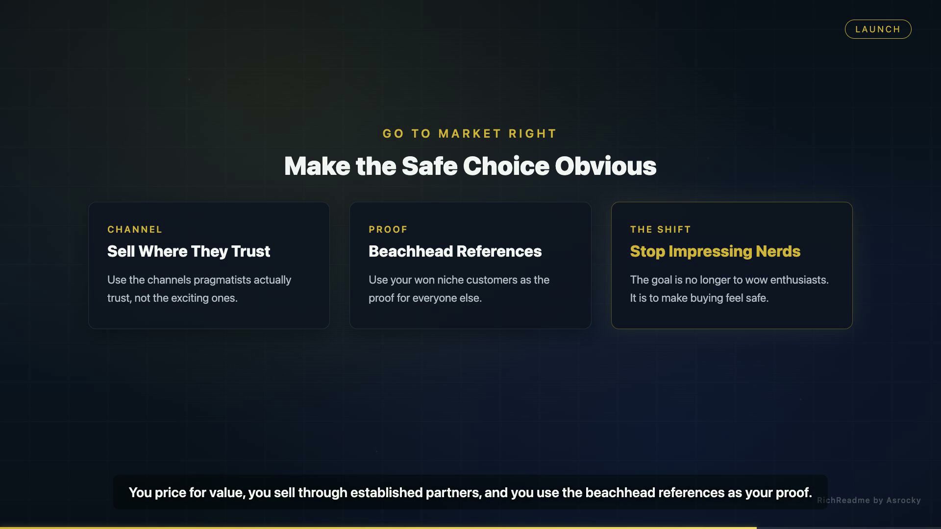 Make the Safe Choice Obvious