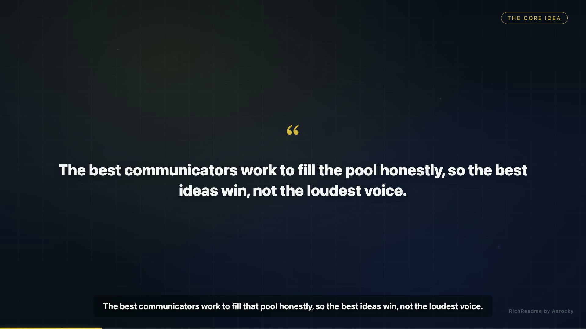 The Core Idea