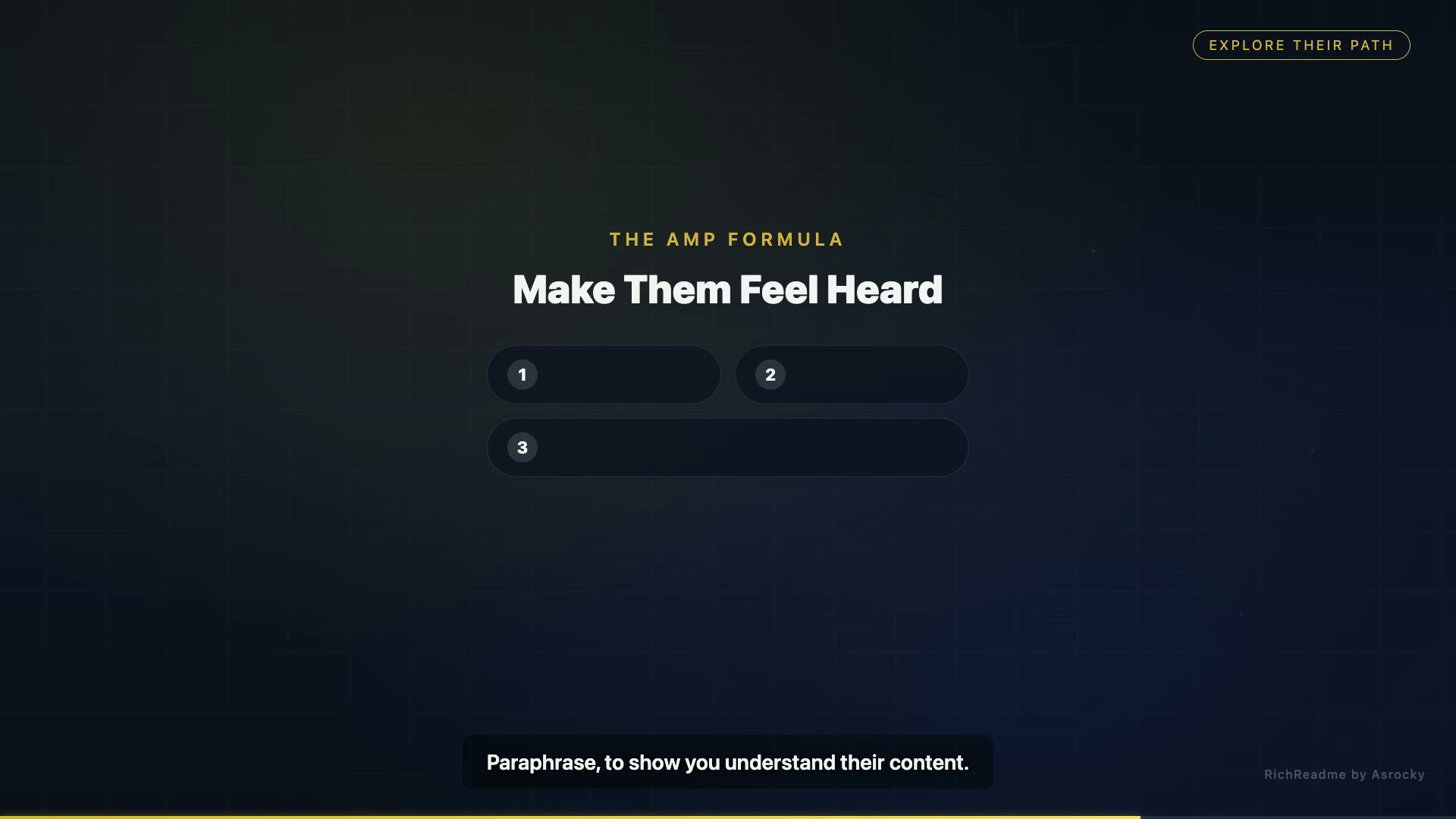 Make Them Feel Heard
