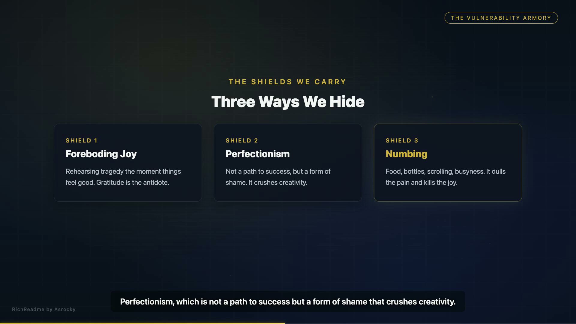 Three Ways We Hide