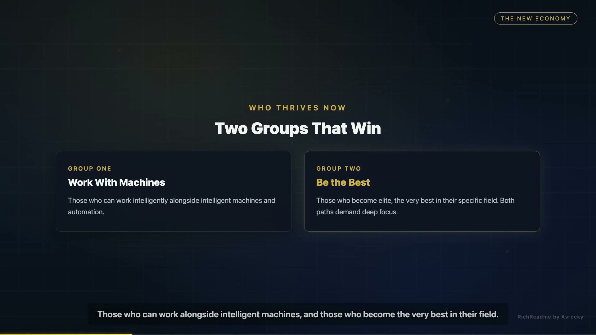 Two Groups That Win
