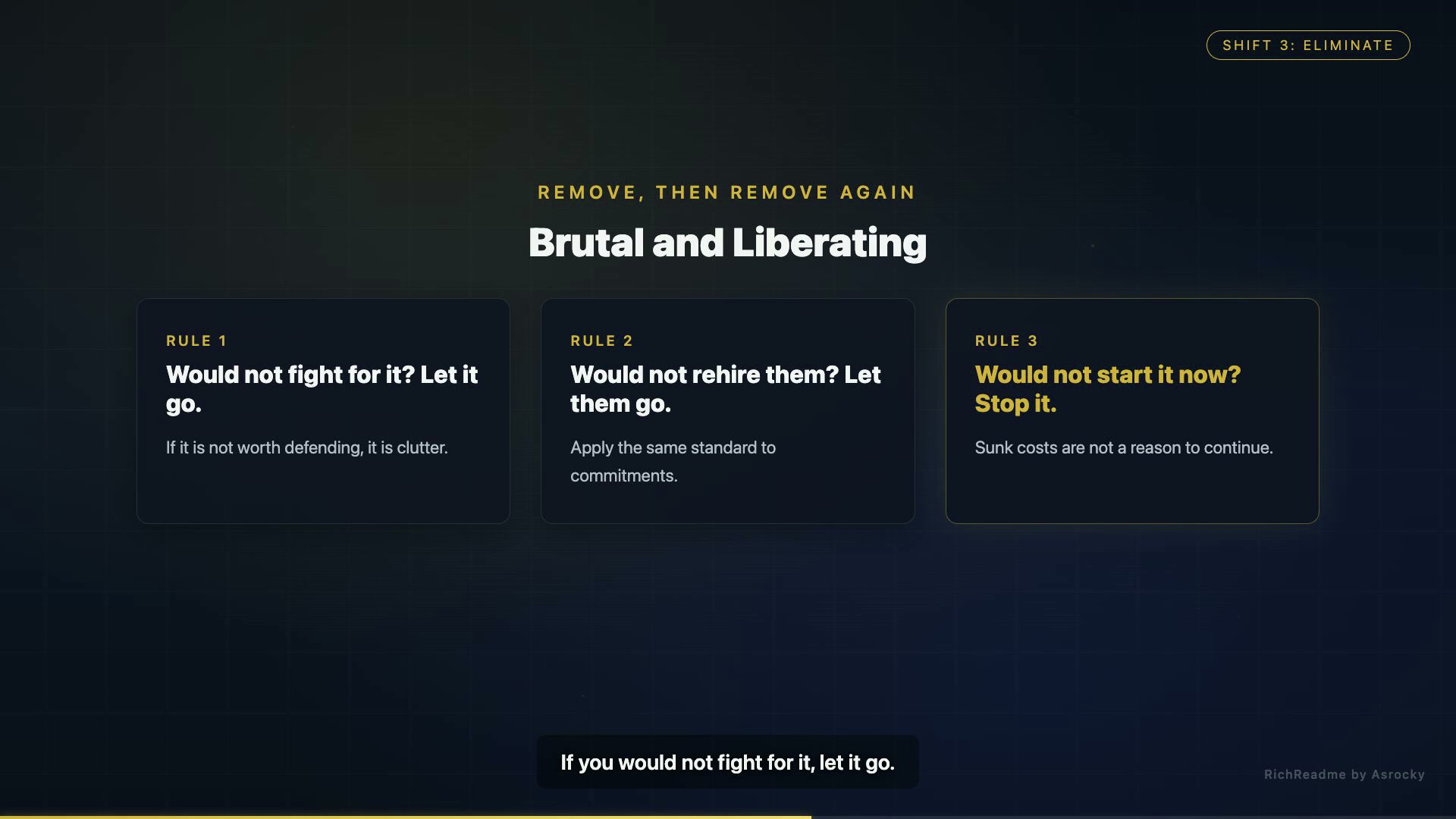 Brutal and Liberating