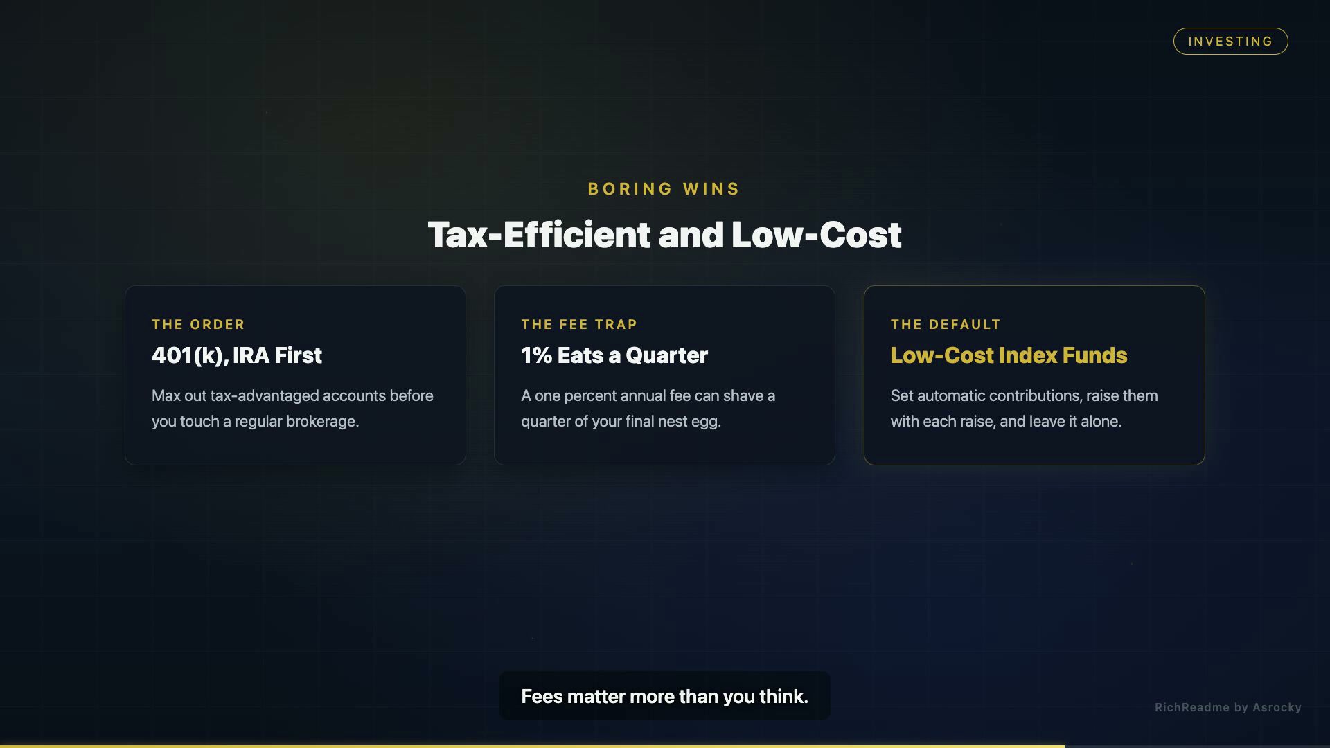 Tax-Efficient and Low-Cost