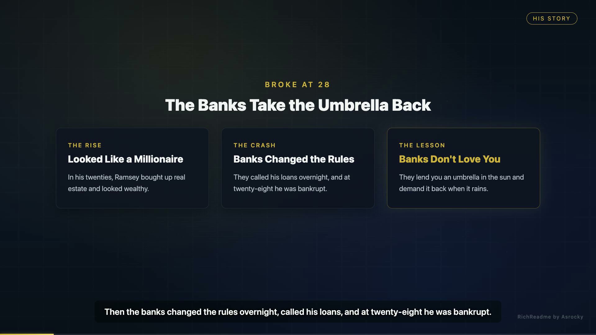 The Banks Take the Umbrella Back