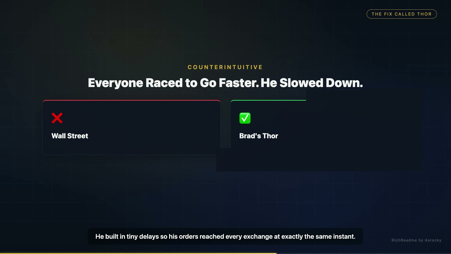 Everyone Raced to Go Faster. He Slowed Down.