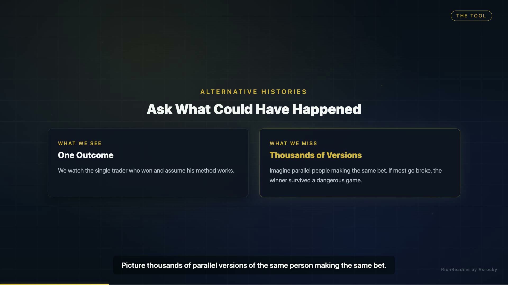 Ask What Could Have Happened