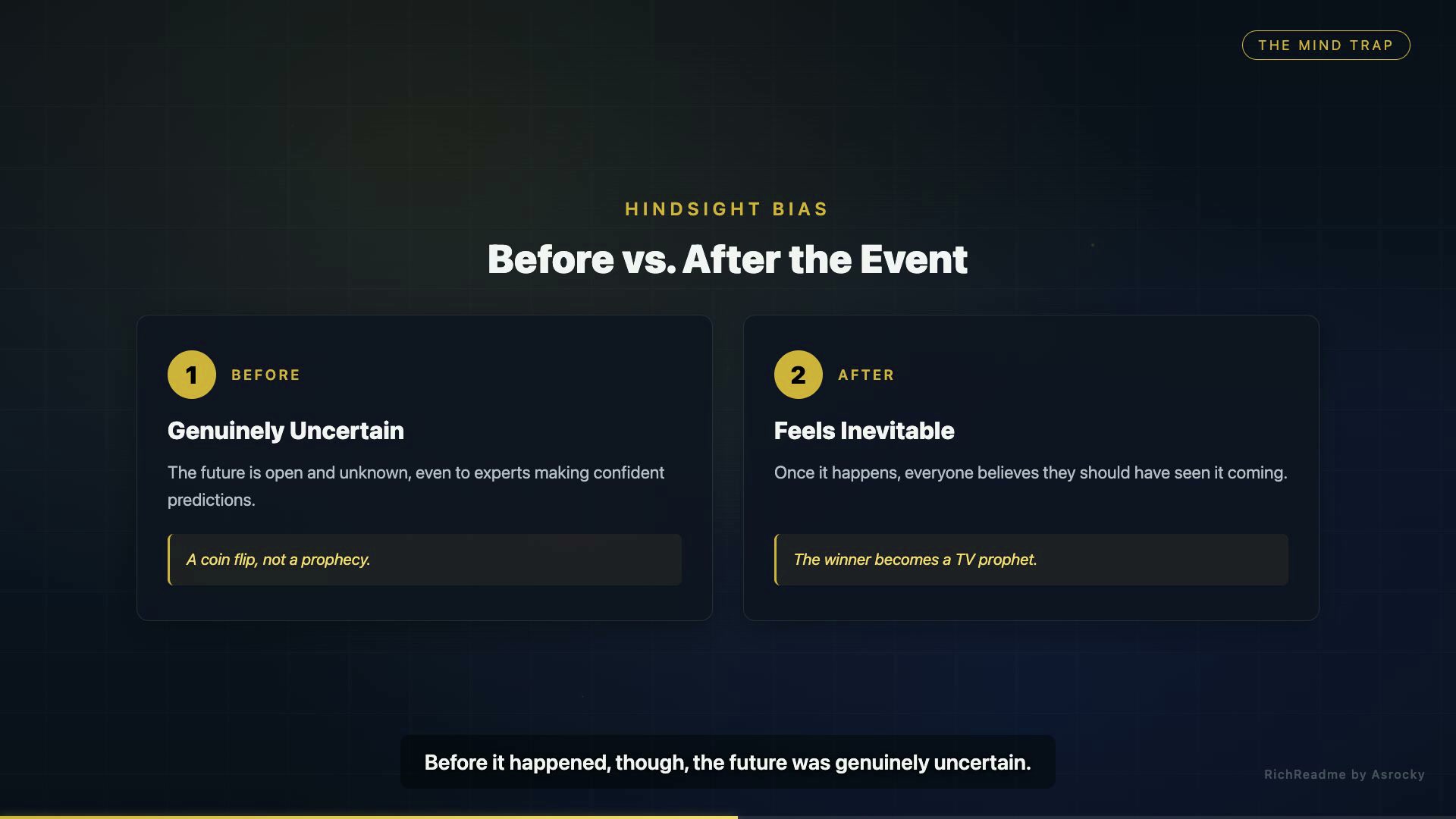 Before vs. After the Event