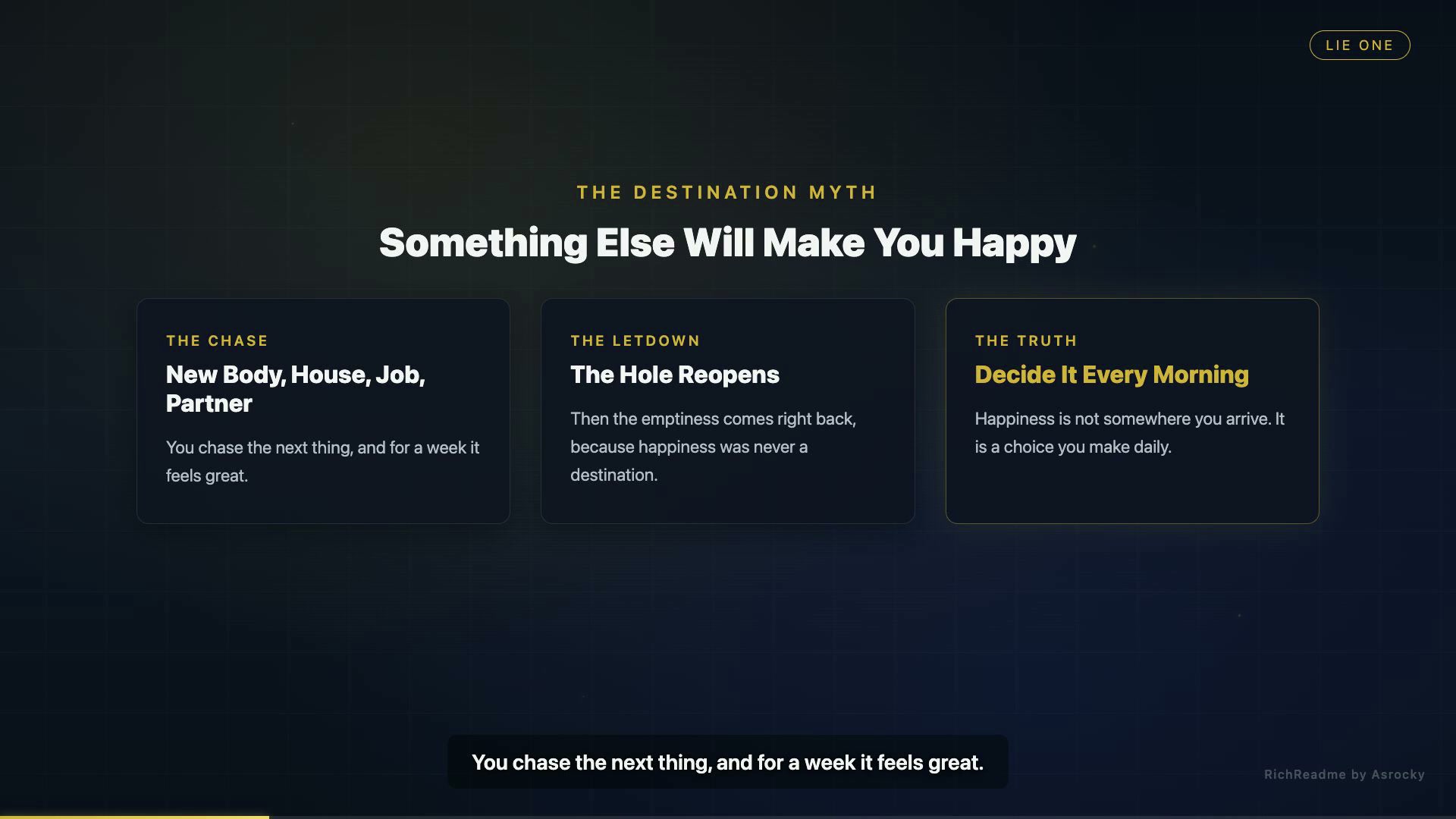 Something Else Will Make You Happy