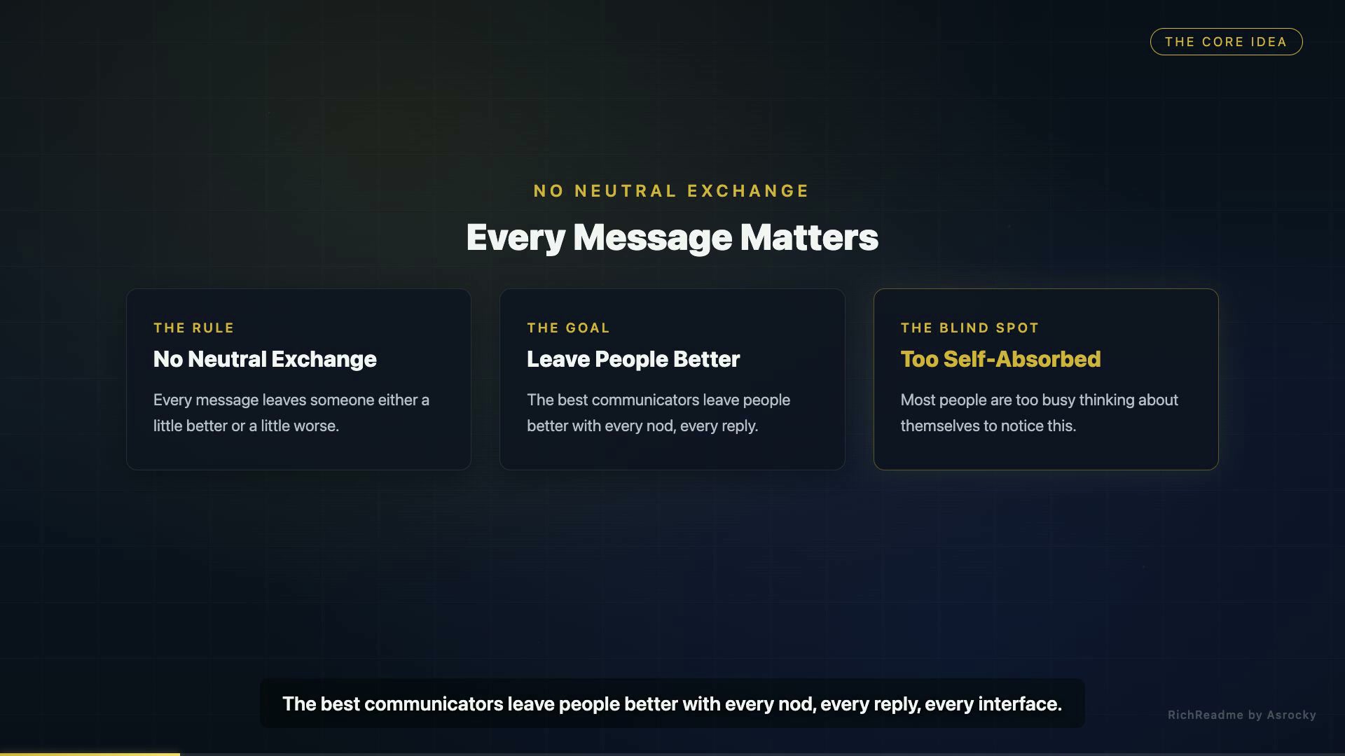 Every Message Matters