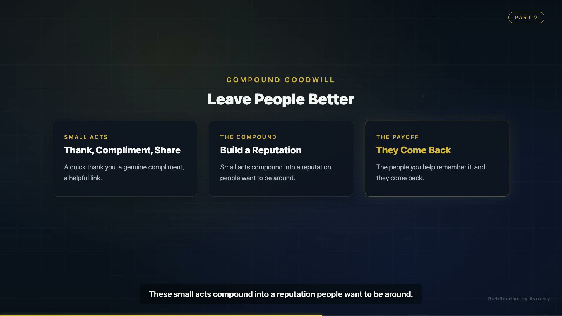 Leave People Better