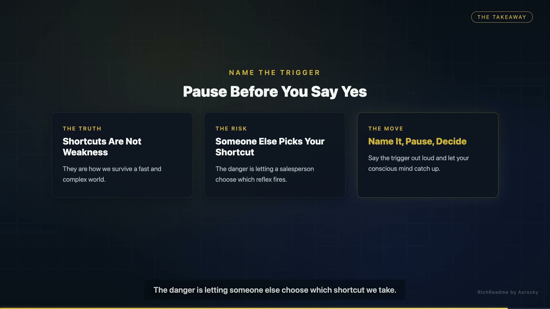 Pause Before You Say Yes