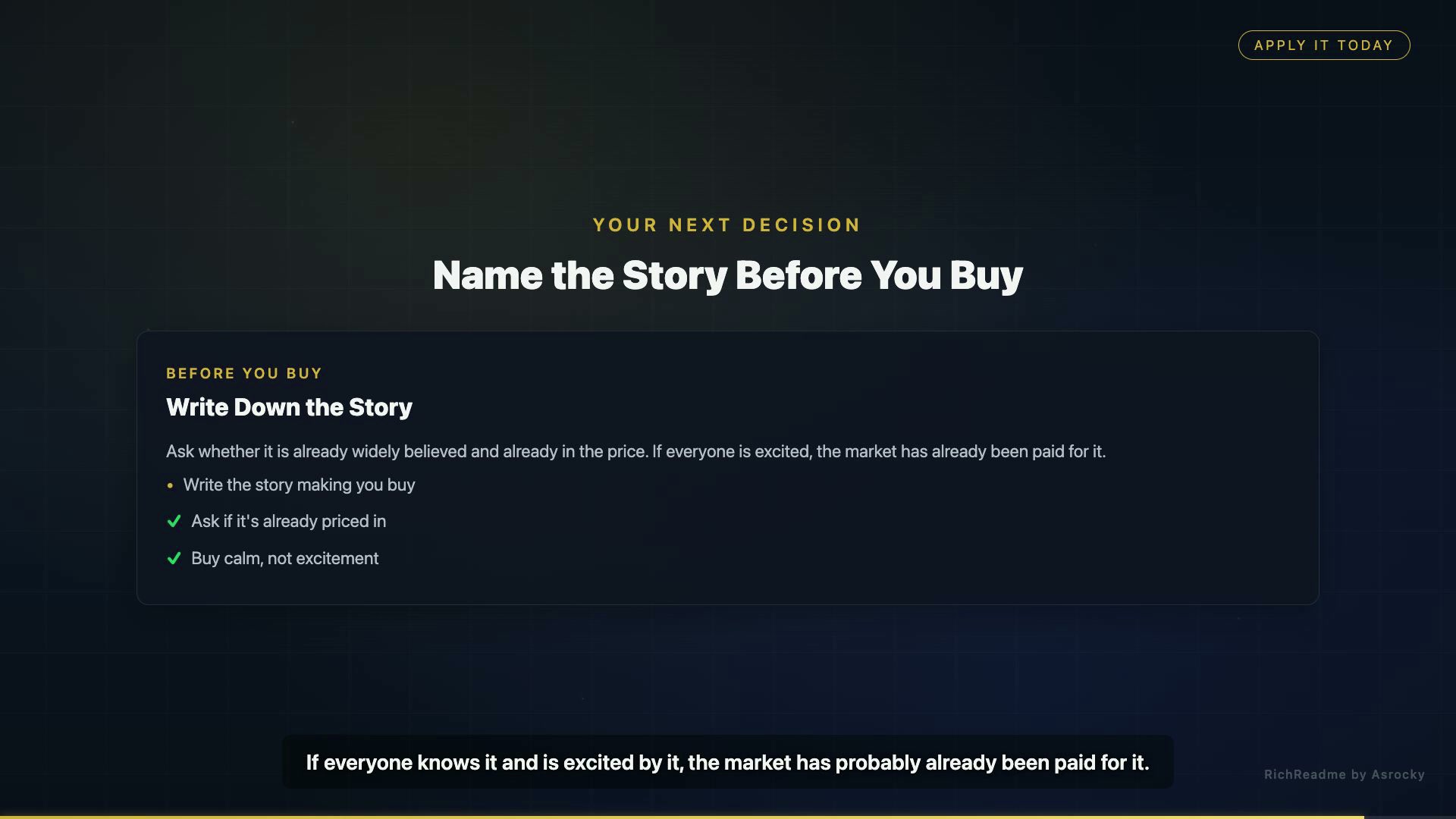 Name the Story Before You Buy