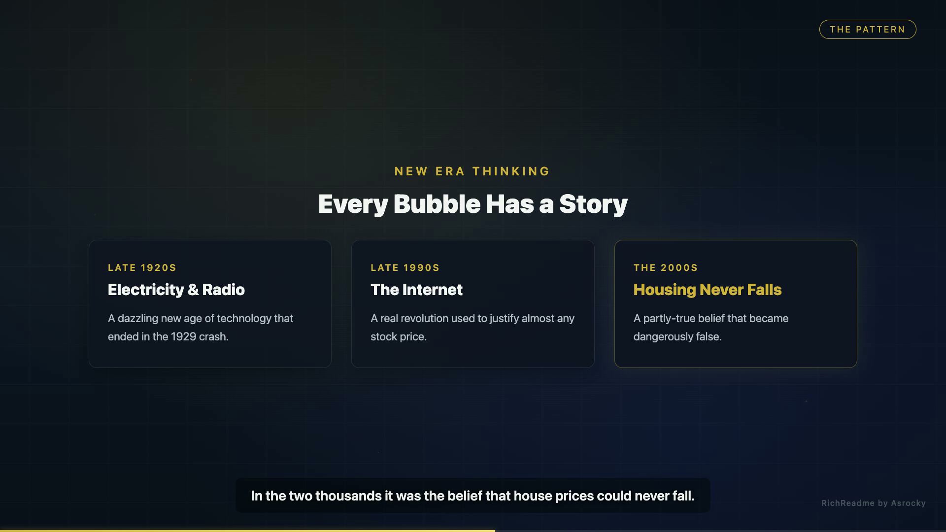 Every Bubble Has a Story