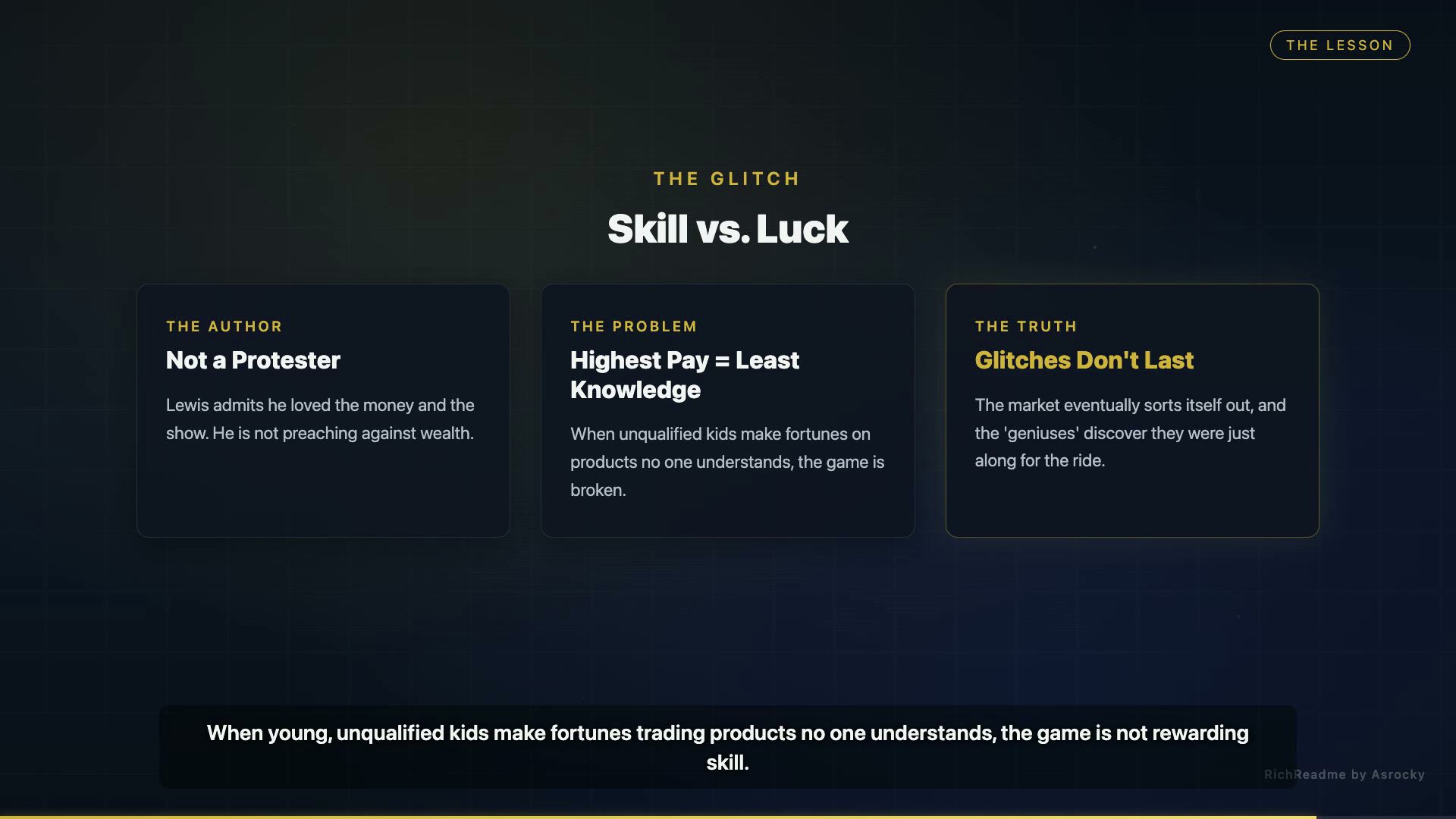 Skill vs. Luck