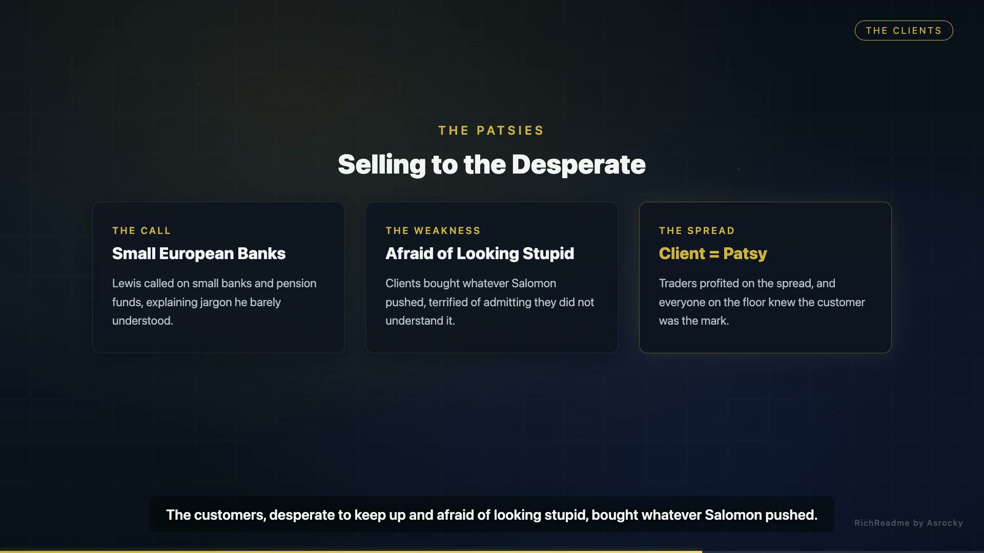 Selling to the Desperate