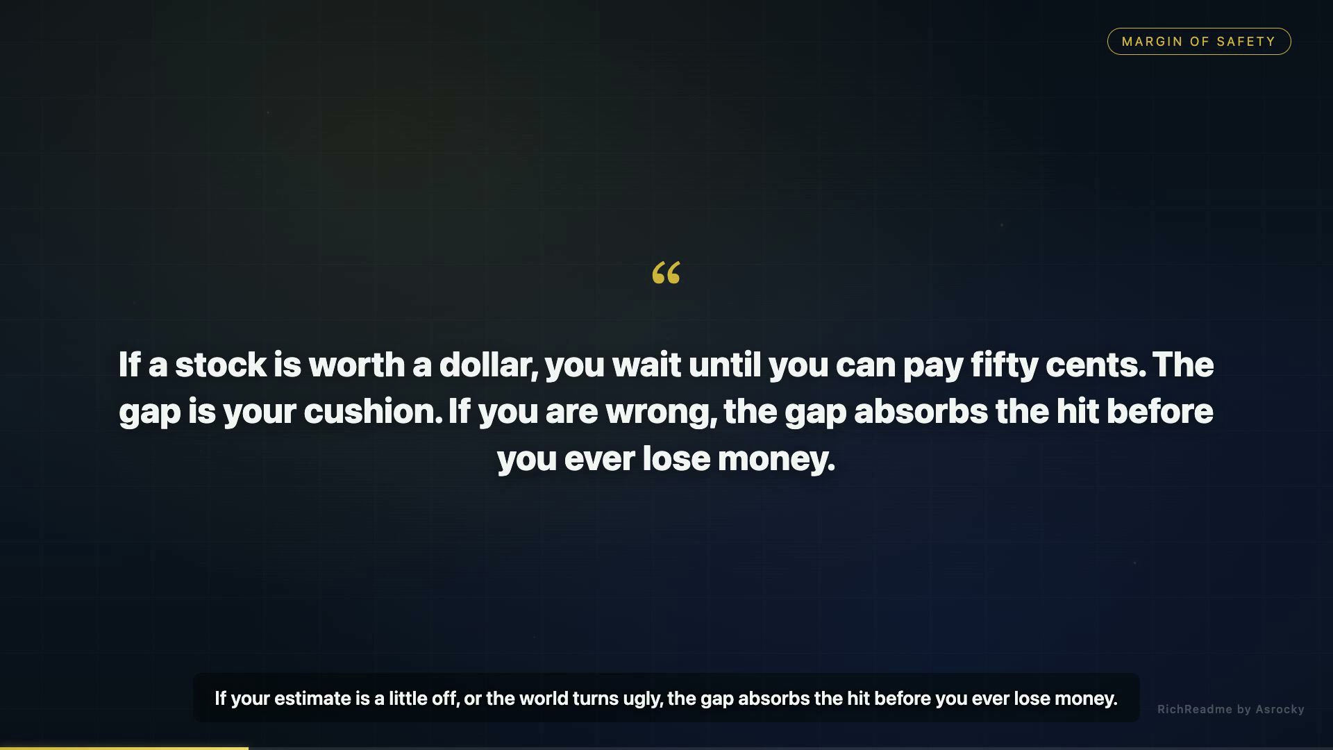 Margin of Safety