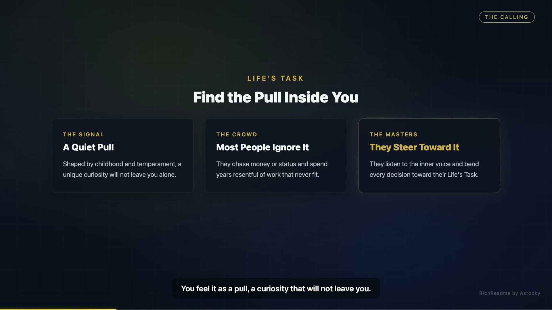 Find the Pull Inside You