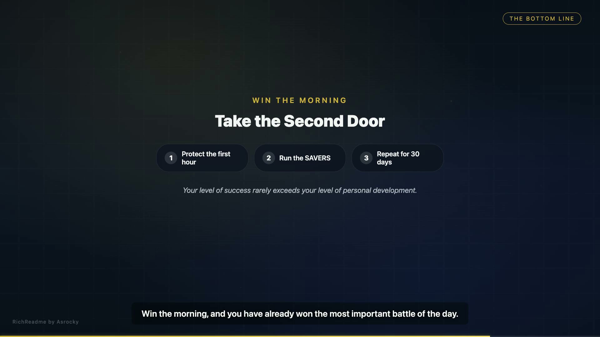 Take the Second Door