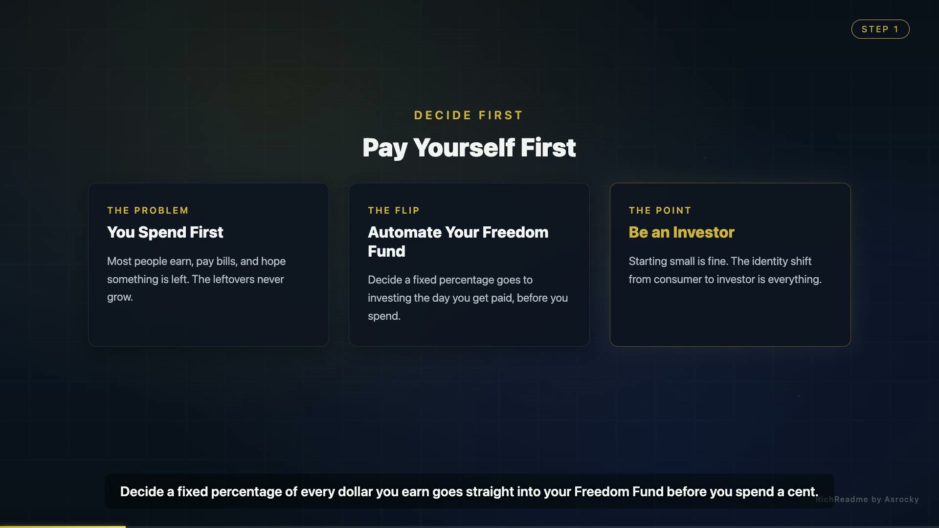 Pay Yourself First