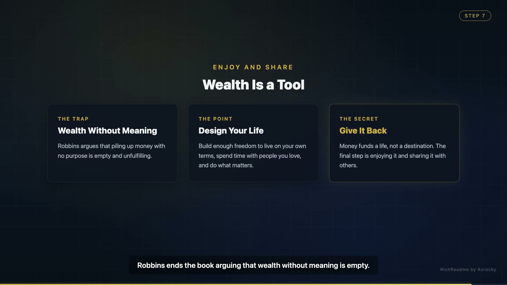 Wealth Is a Tool