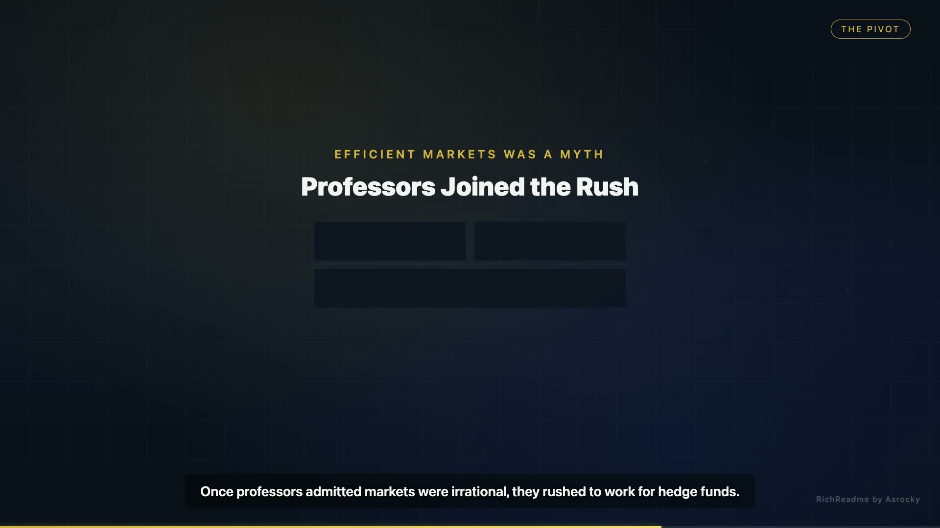 Professors Joined the Rush