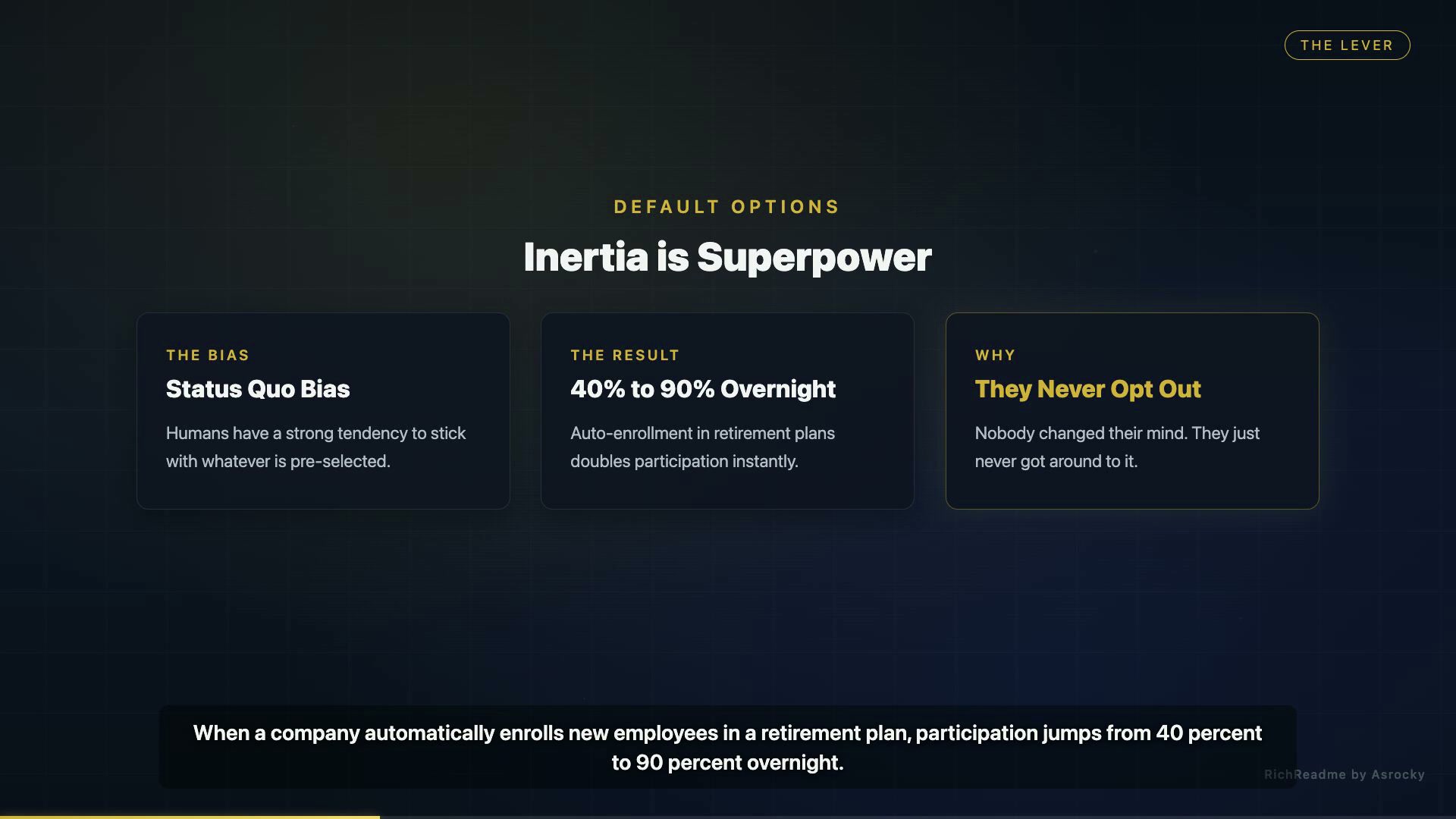 Inertia is Superpower