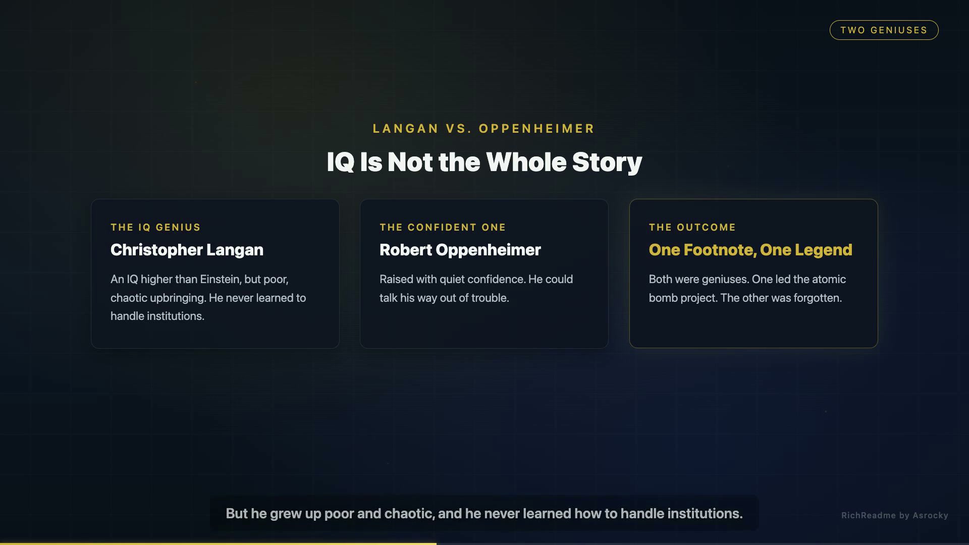 IQ Is Not the Whole Story