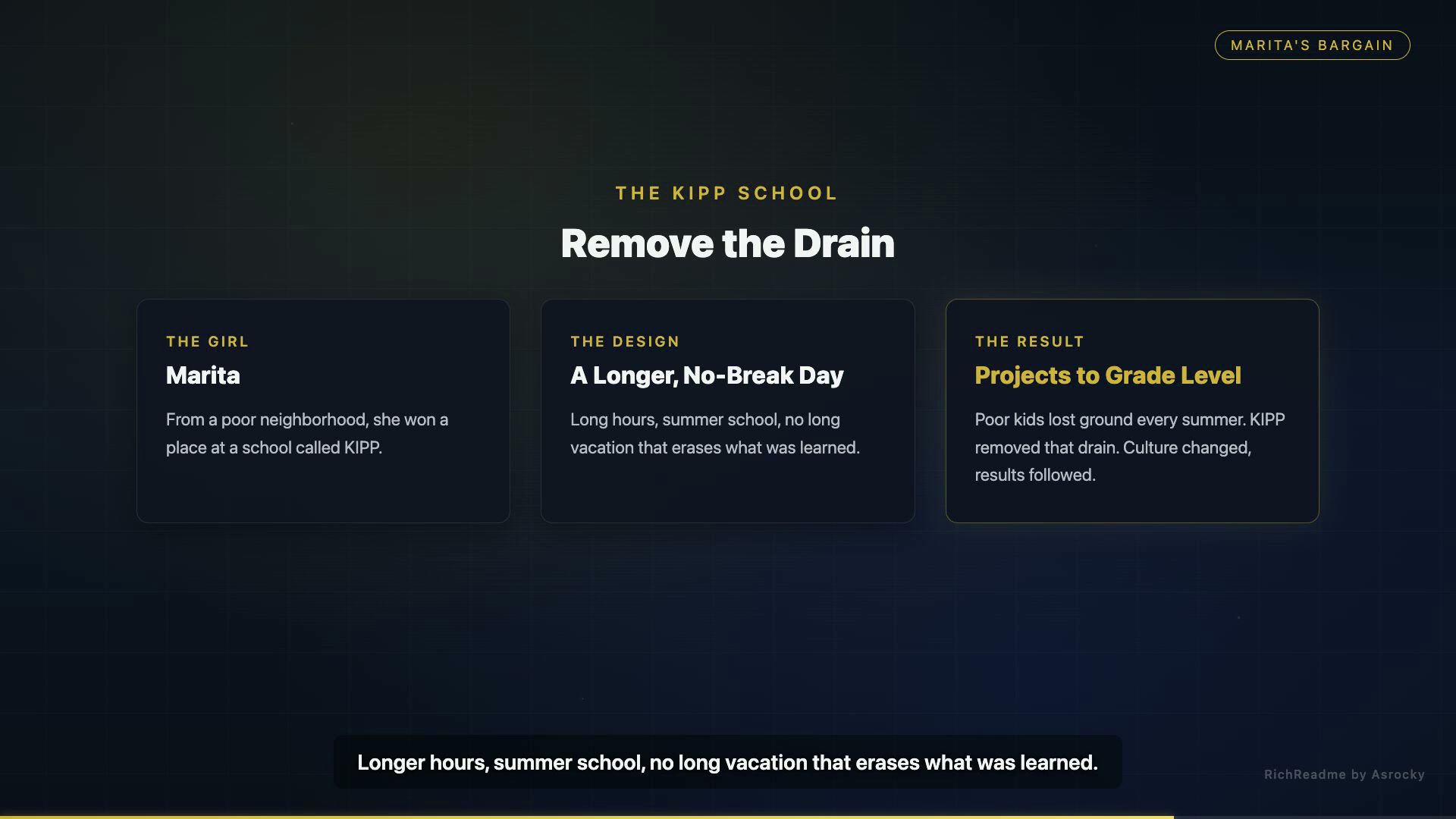 Remove the Drain