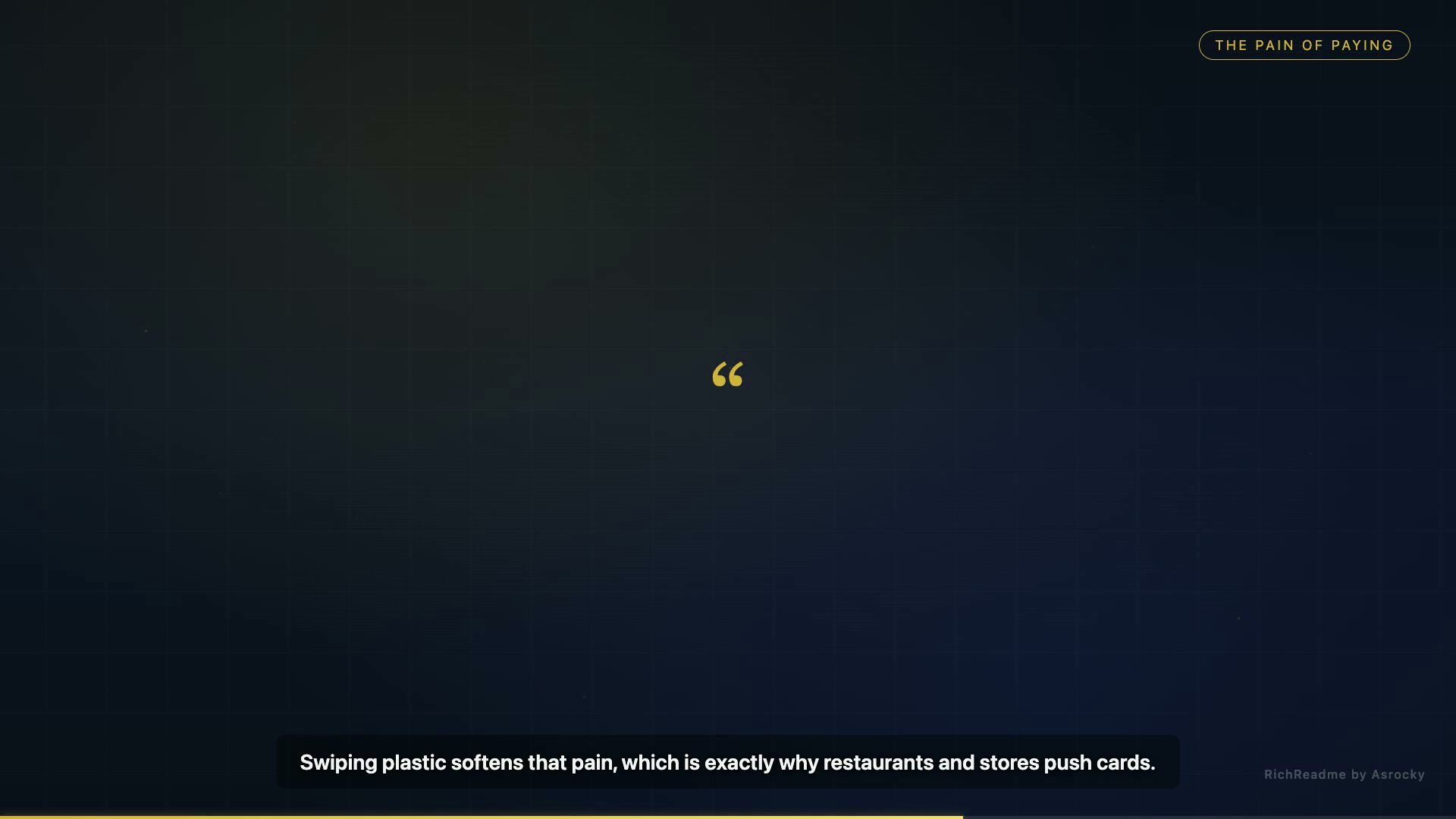 The Pain of Paying