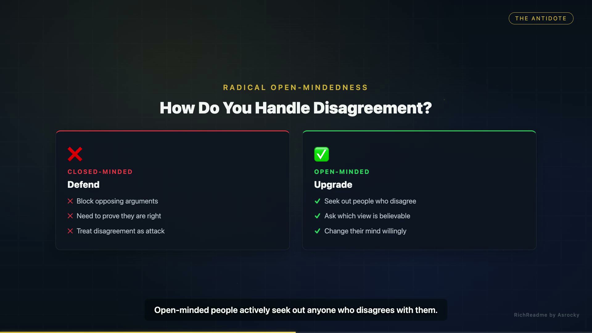 How Do You Handle Disagreement?