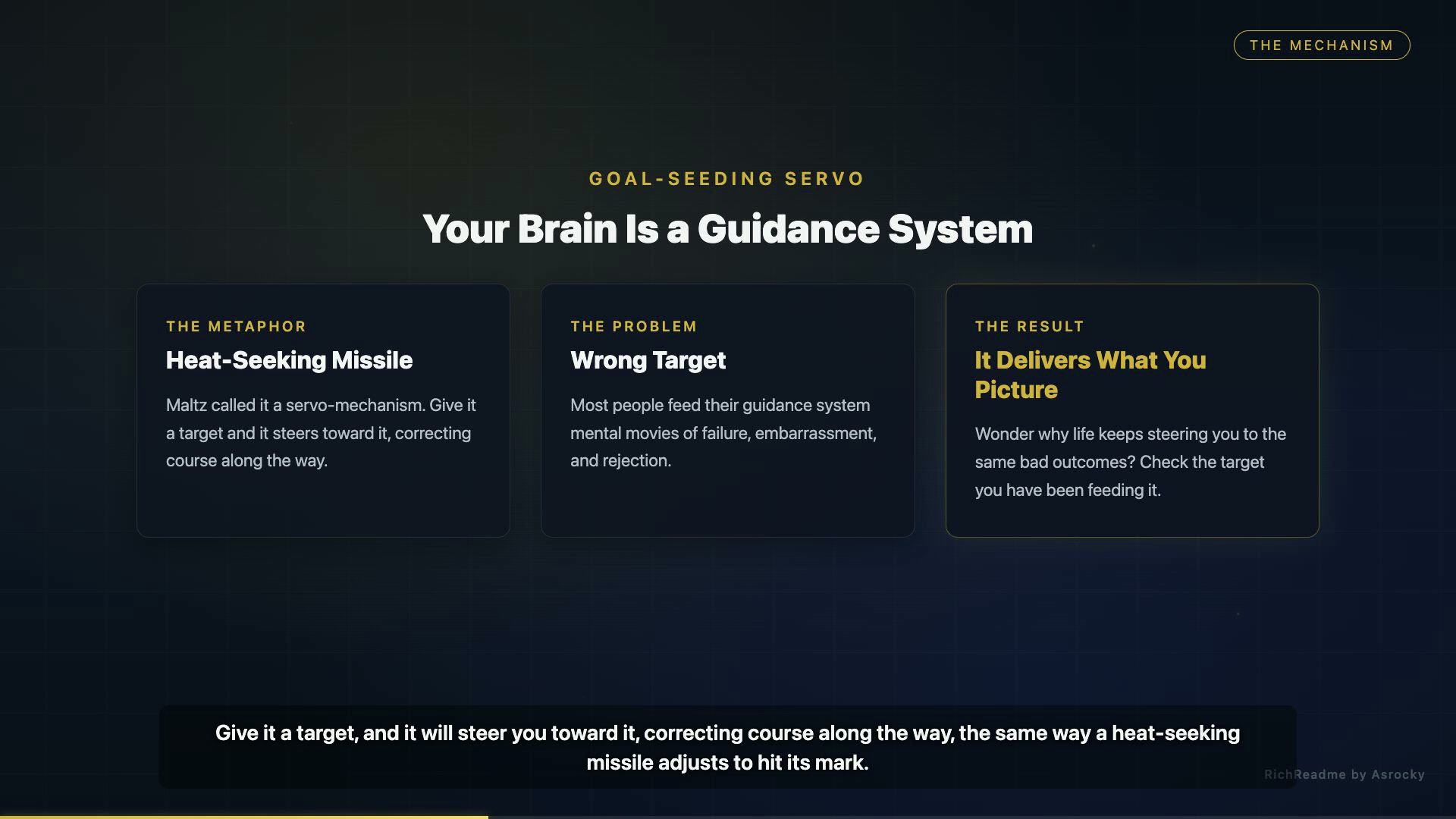 Your Brain Is a Guidance System