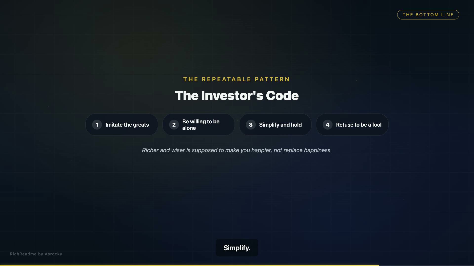 The Investor's Code