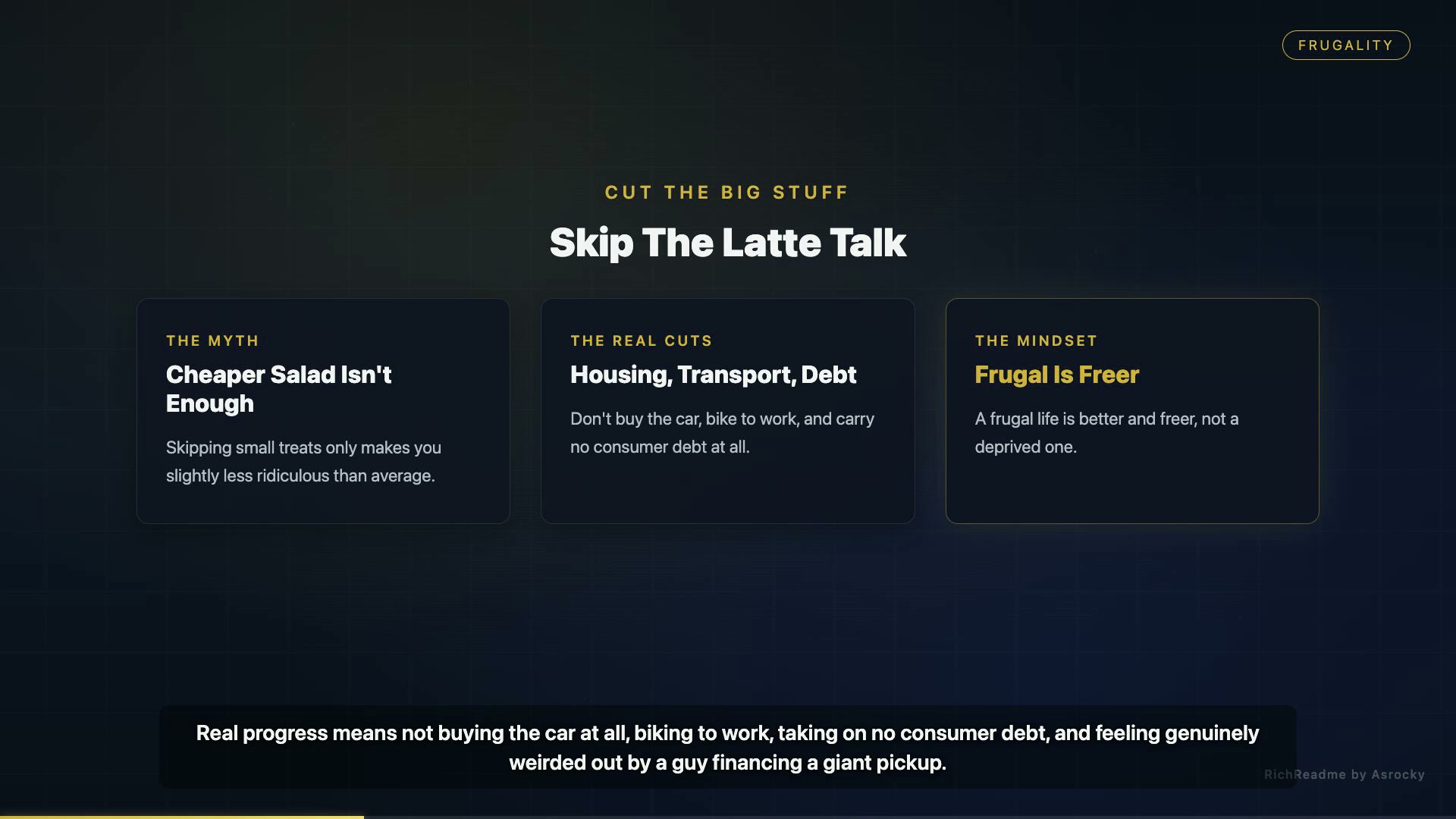 Skip The Latte Talk