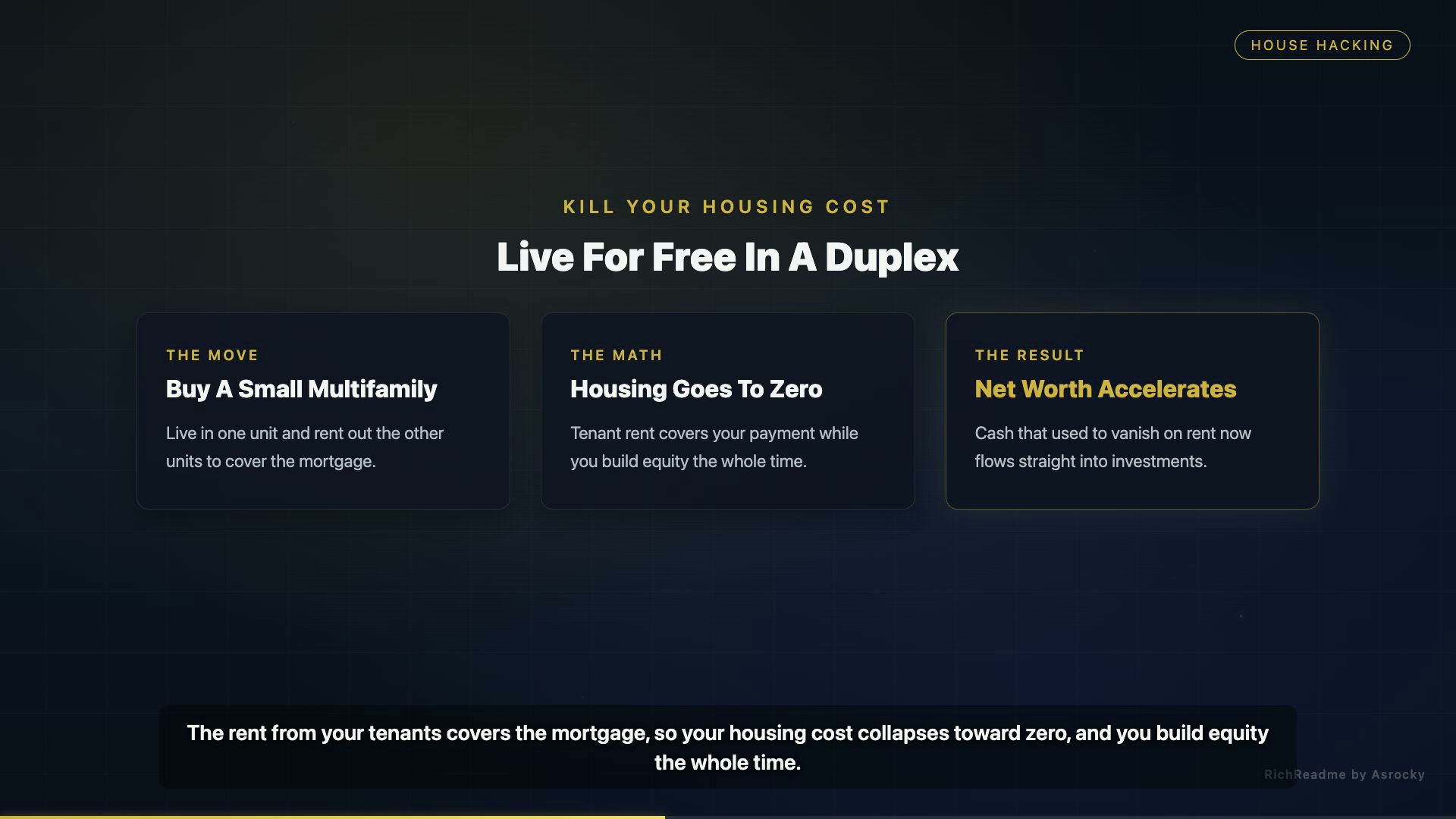 Live For Free In A Duplex