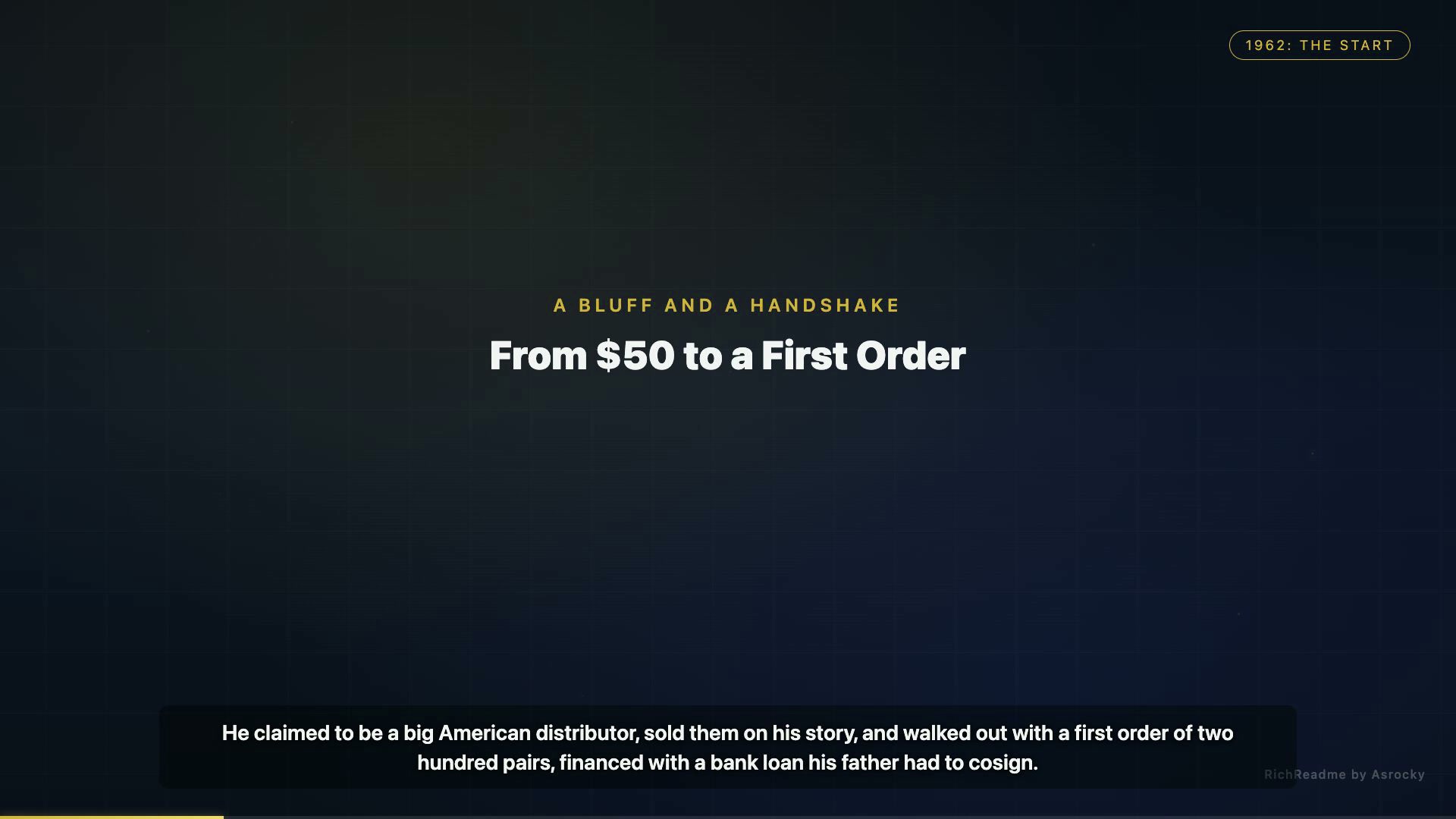 From $50 to a First Order