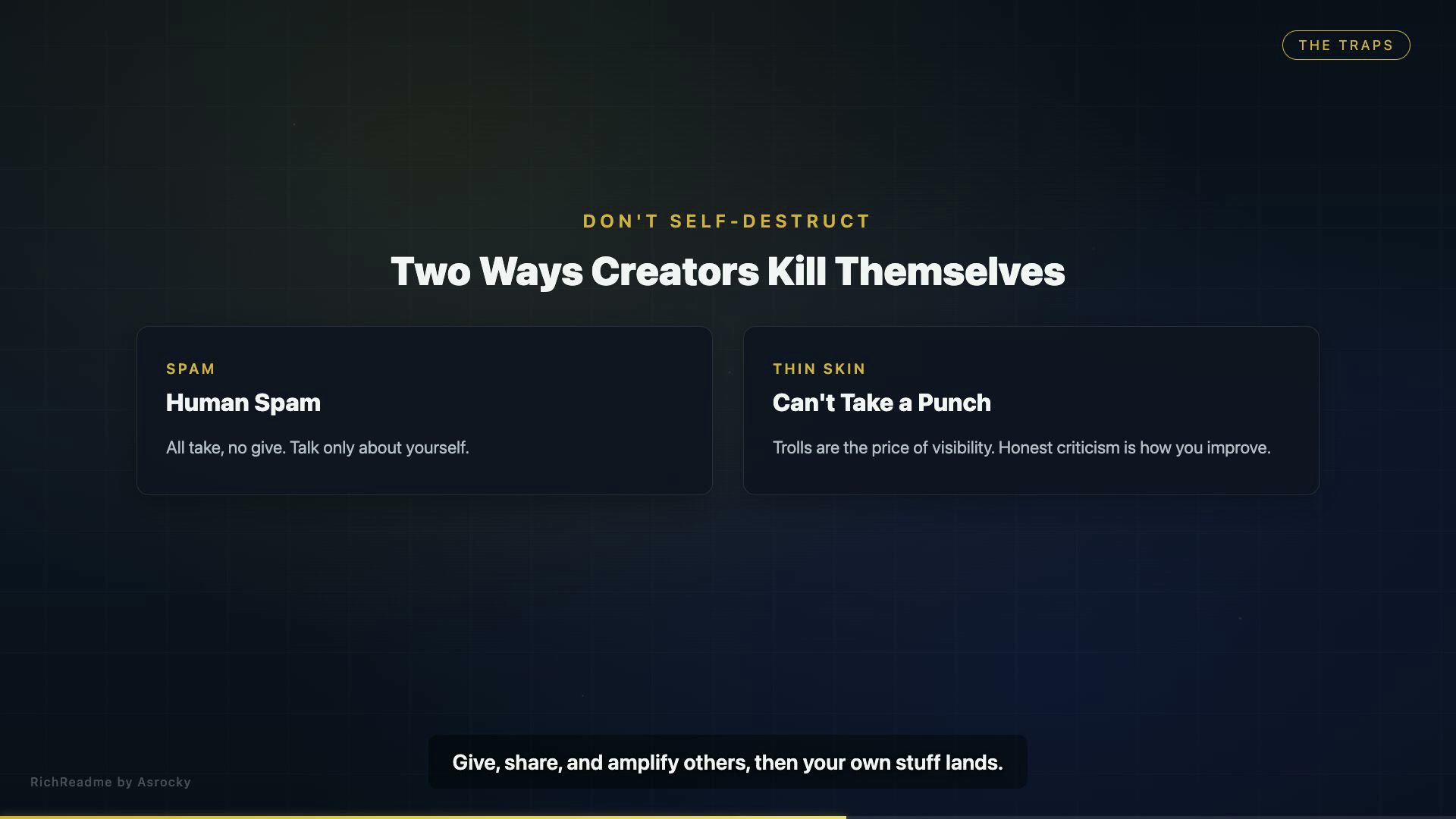Two Ways Creators Kill Themselves
