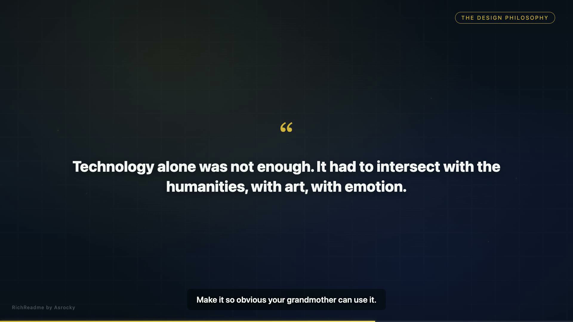 The Design Philosophy