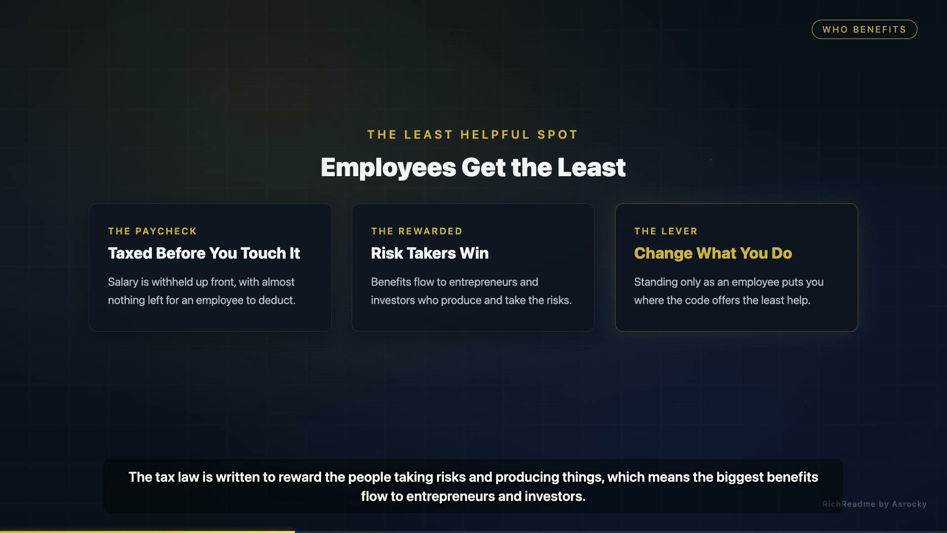 Employees Get the Least