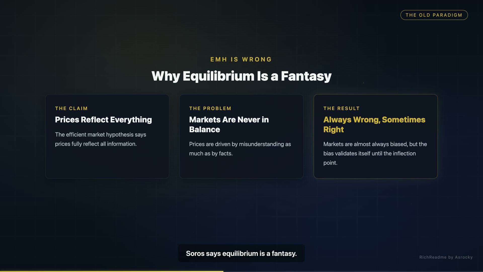 Why Equilibrium Is a Fantasy