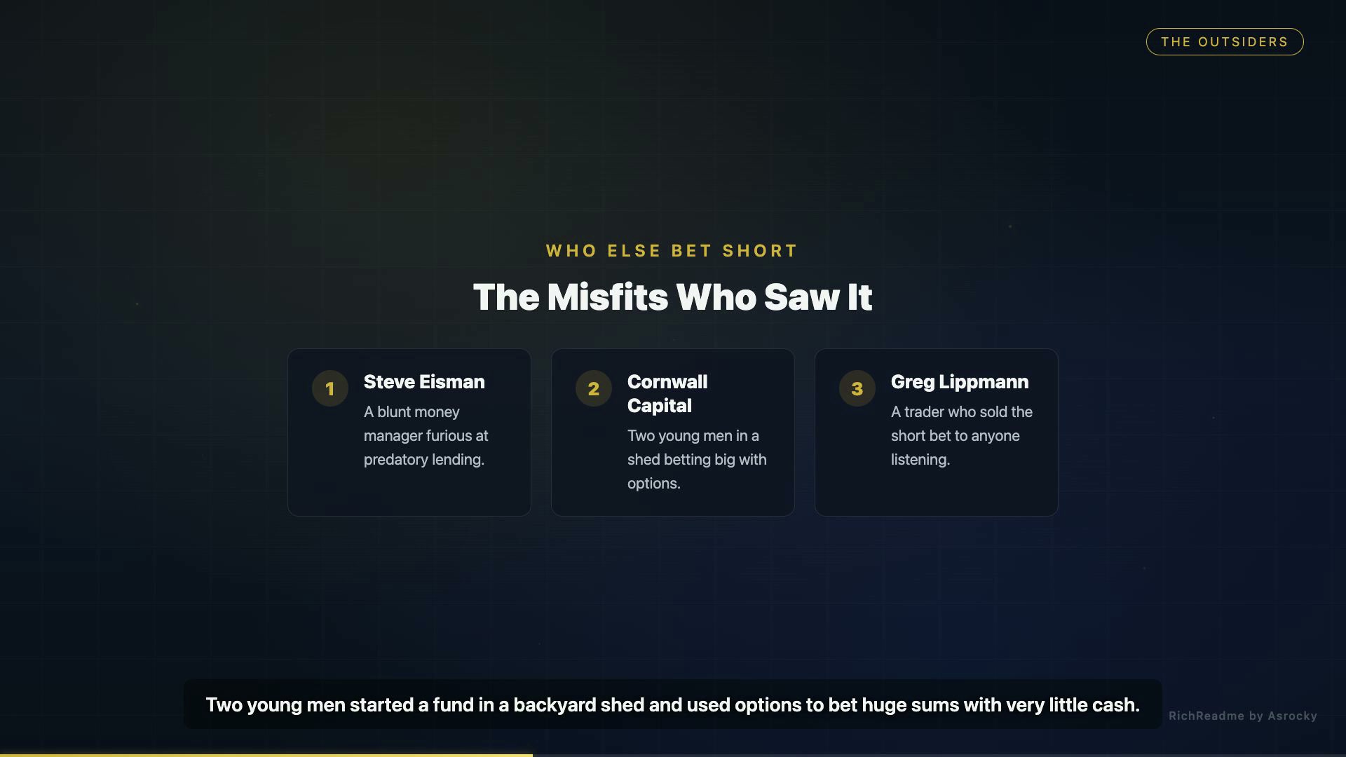 The Misfits Who Saw It