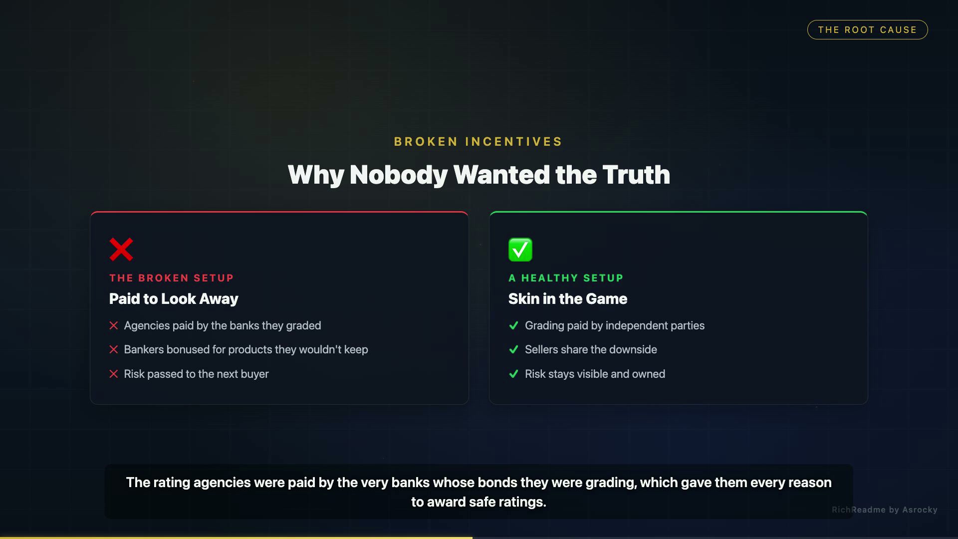 Why Nobody Wanted the Truth