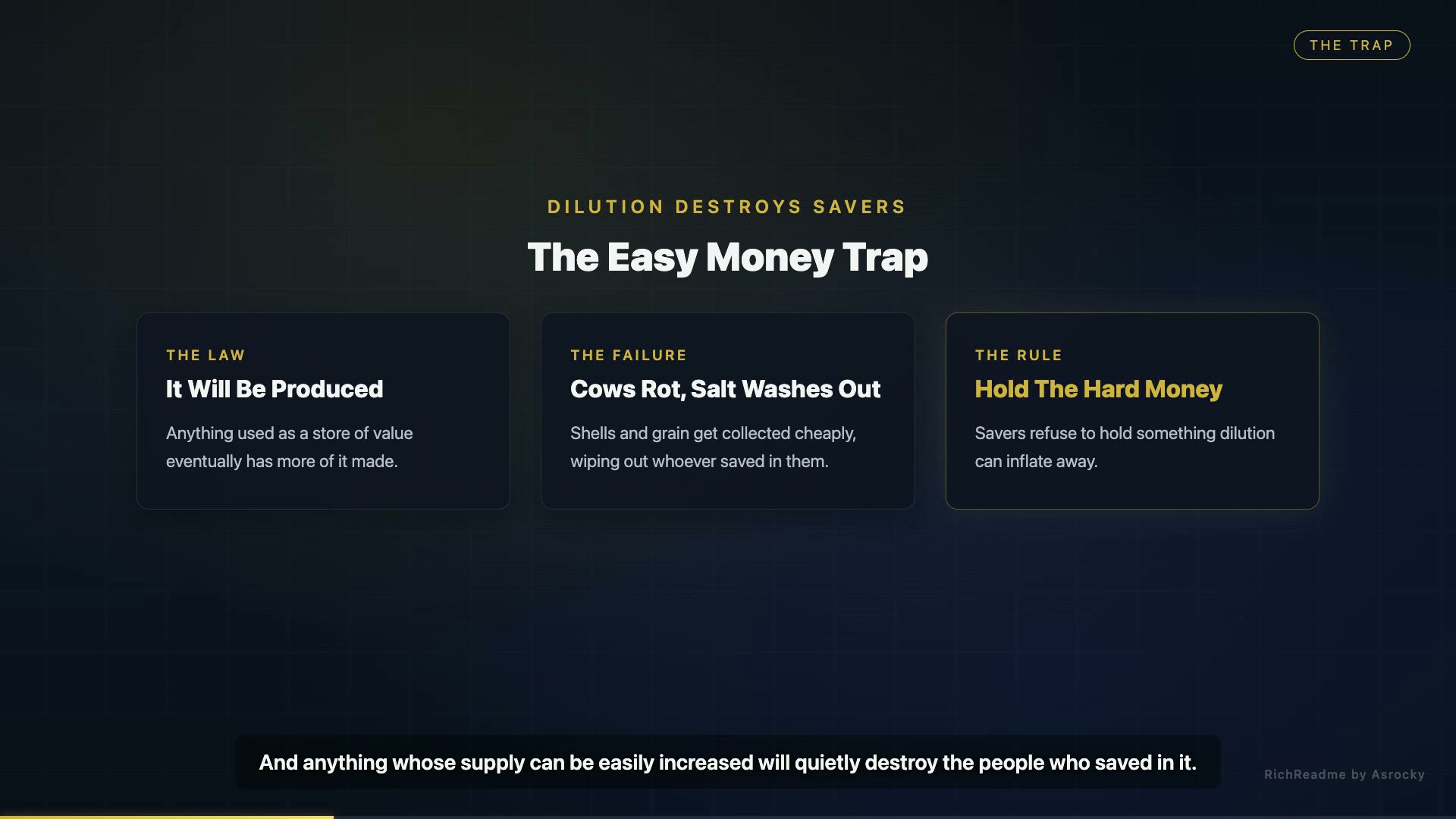 The Easy Money Trap