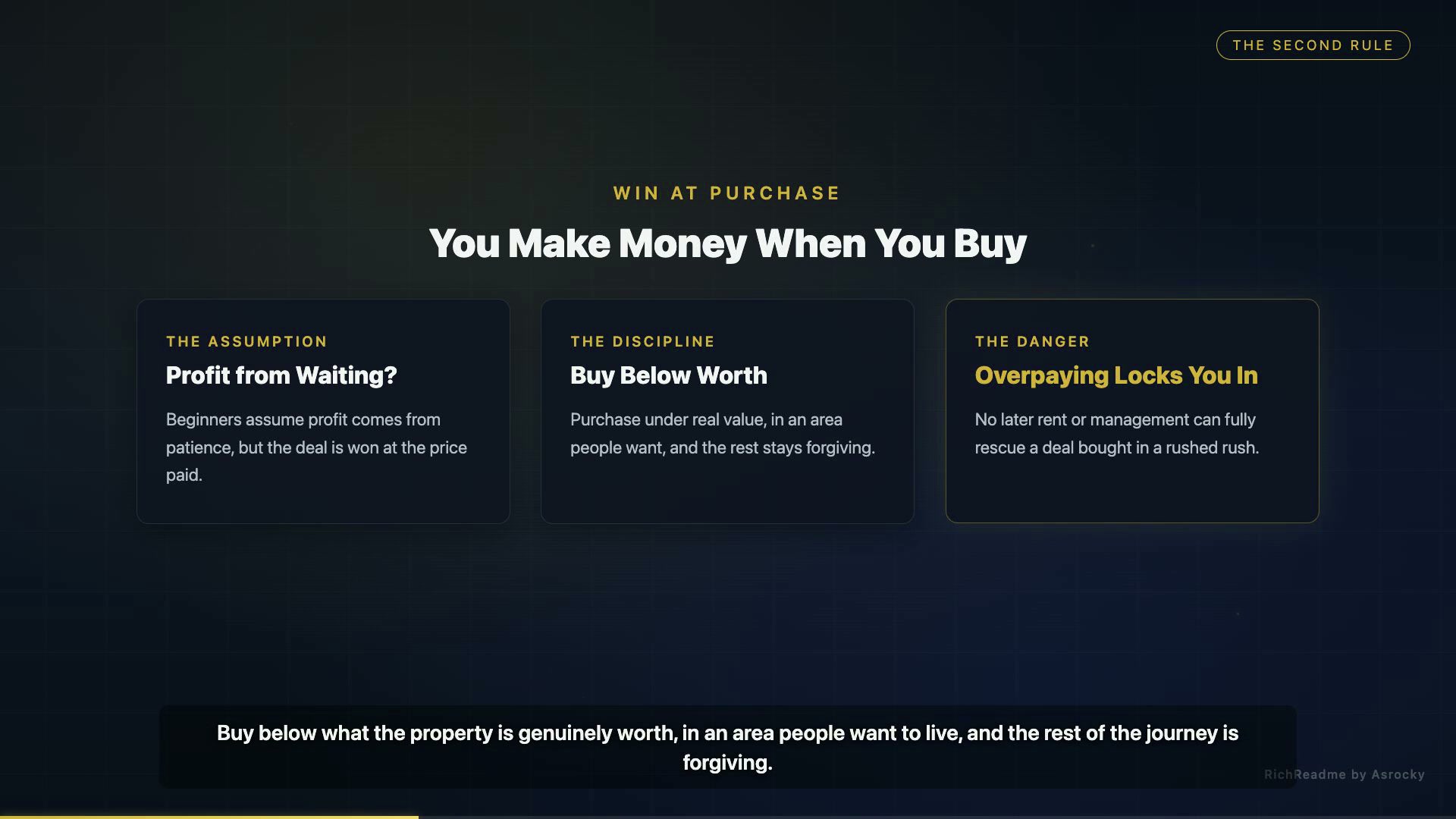 You Make Money When You Buy