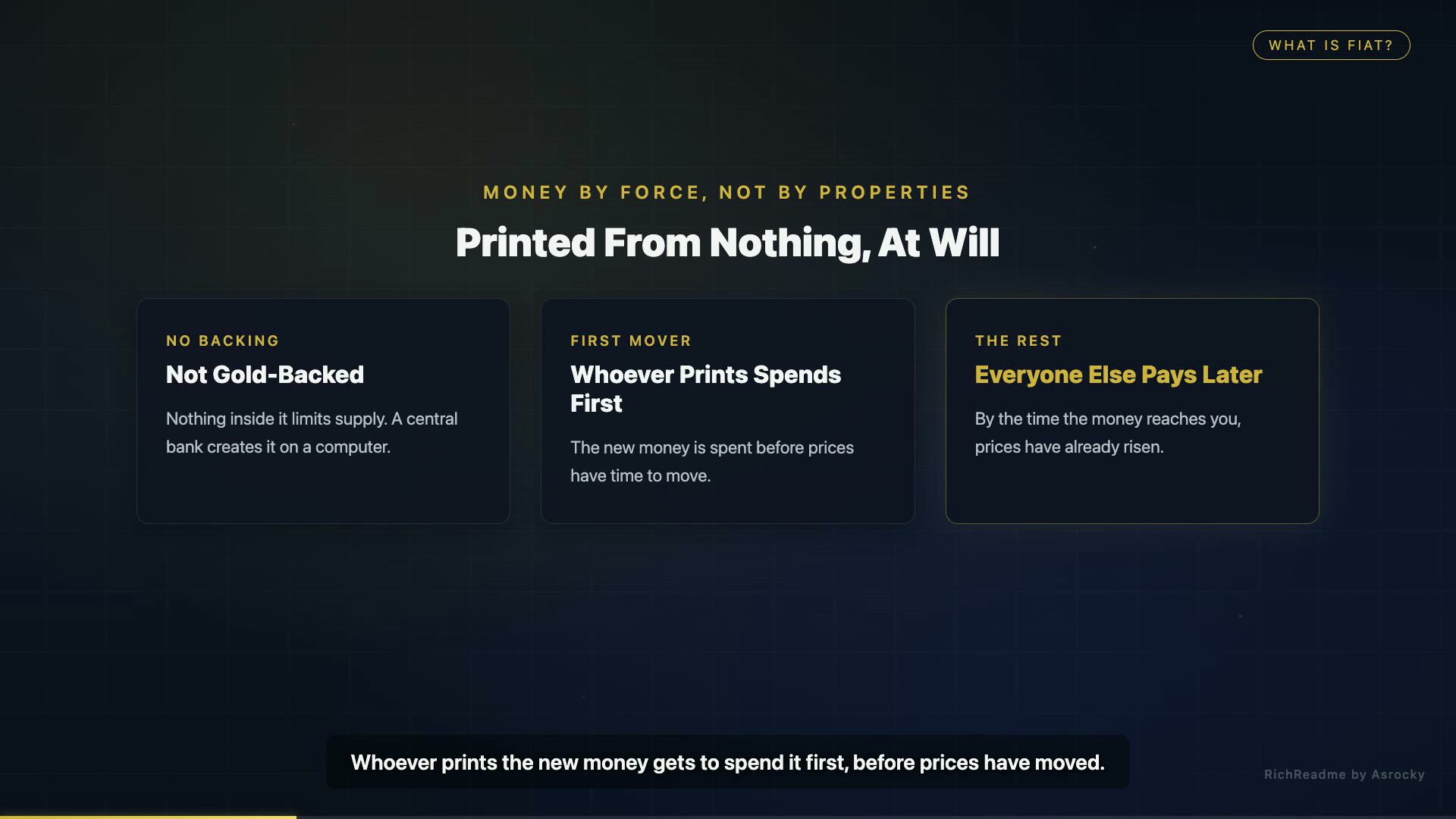 Printed From Nothing, At Will