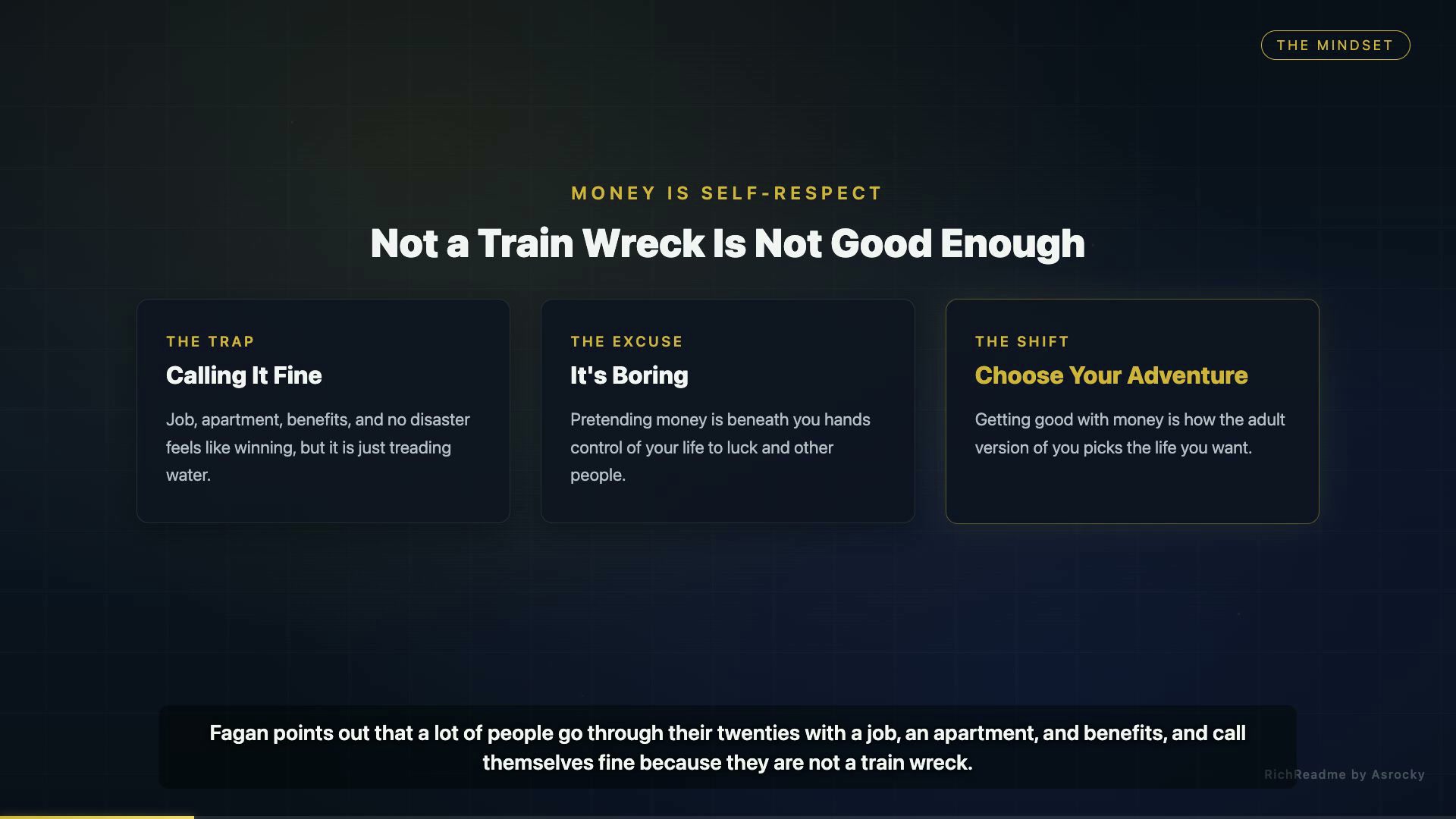 Not a Train Wreck Is Not Good Enough