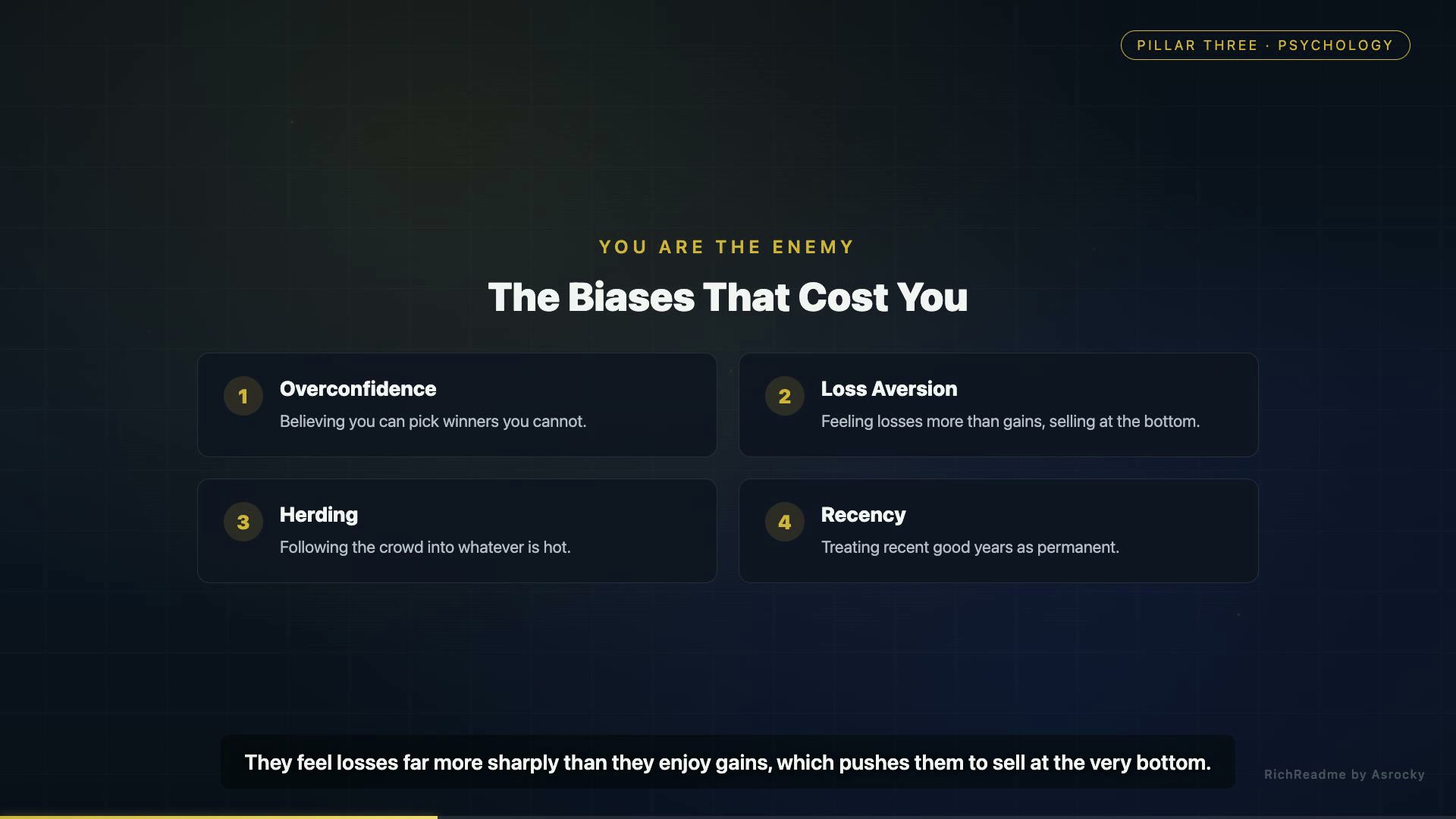 The Biases That Cost You
