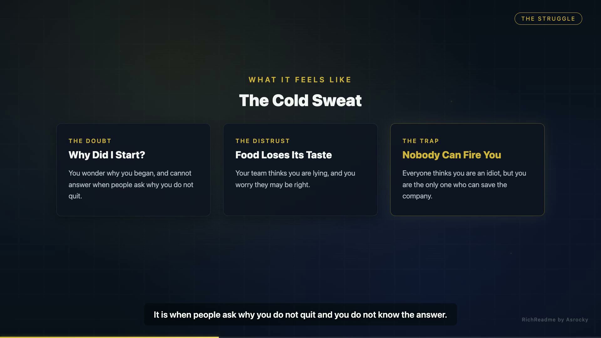 The Cold Sweat