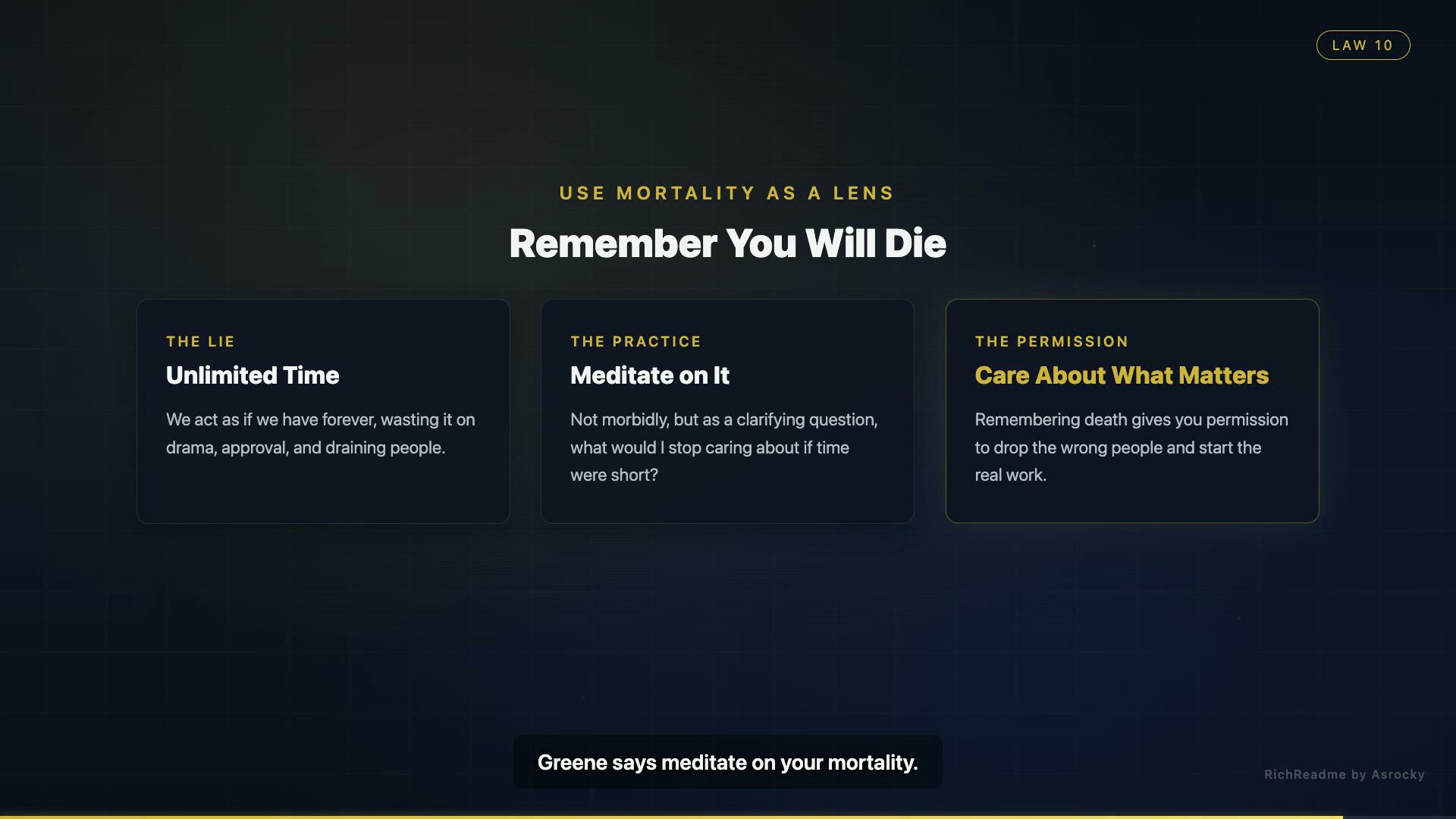 Remember You Will Die